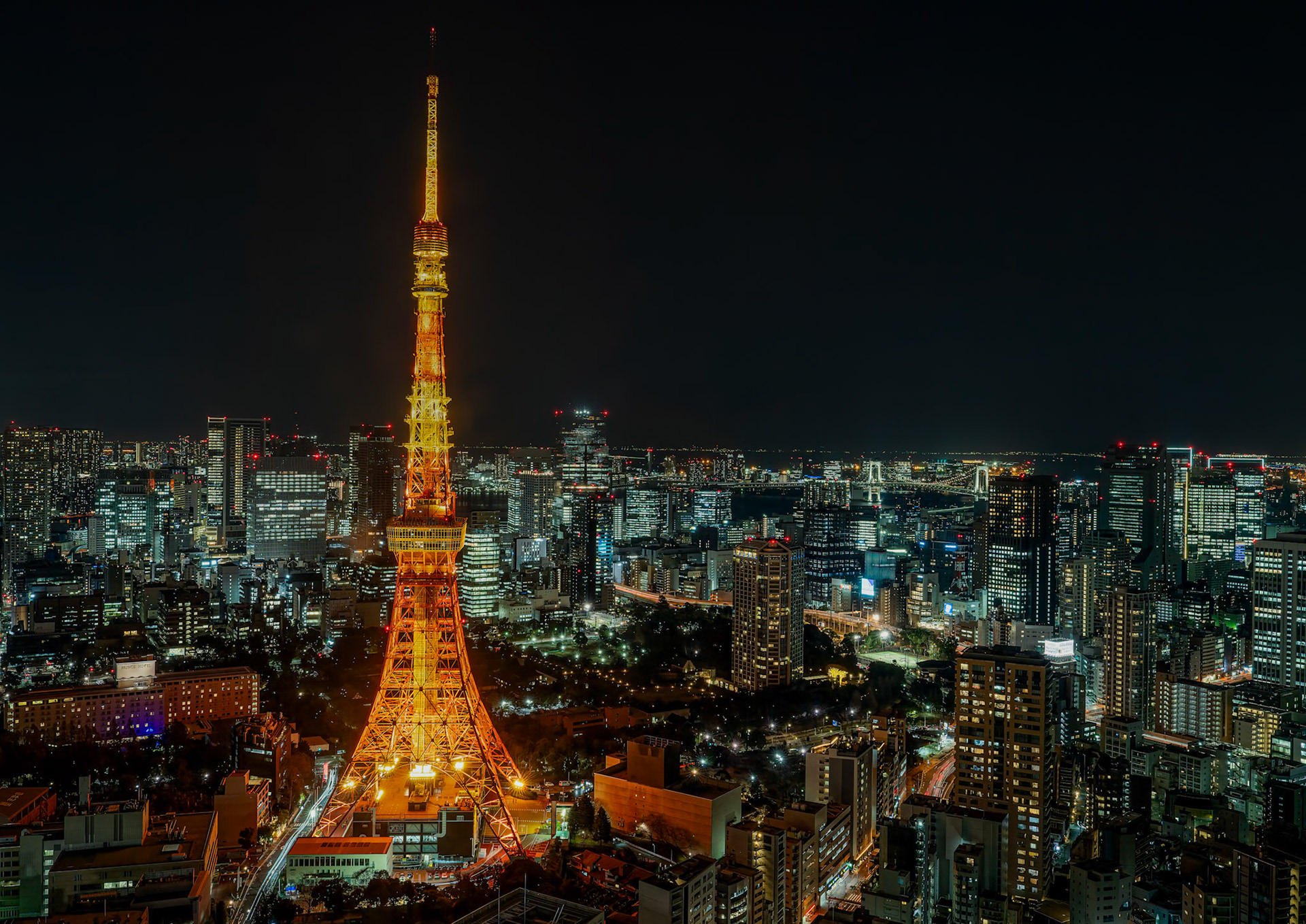 Tokyo Tower Cityscape