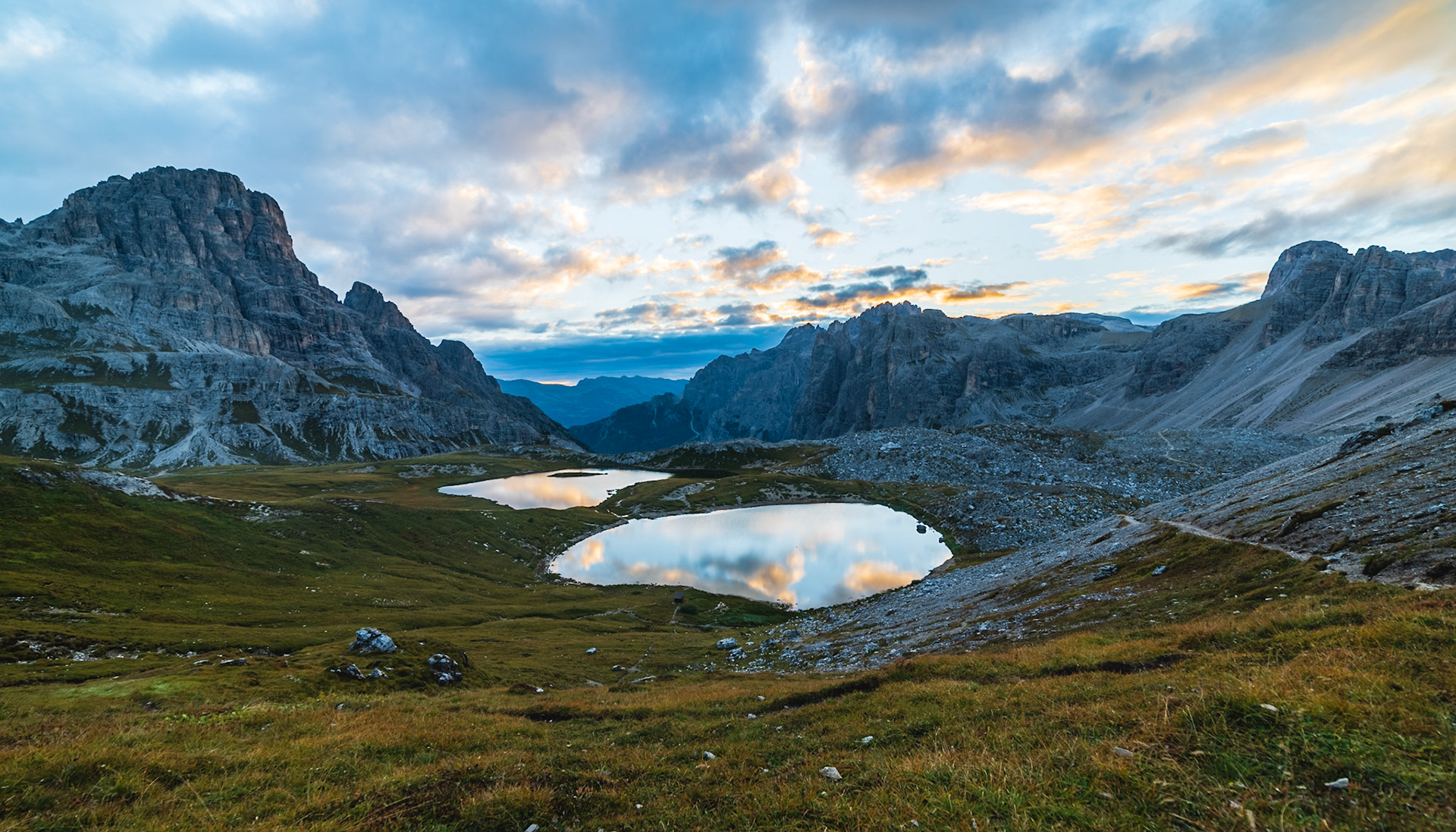 Sunrise in the Dolomites