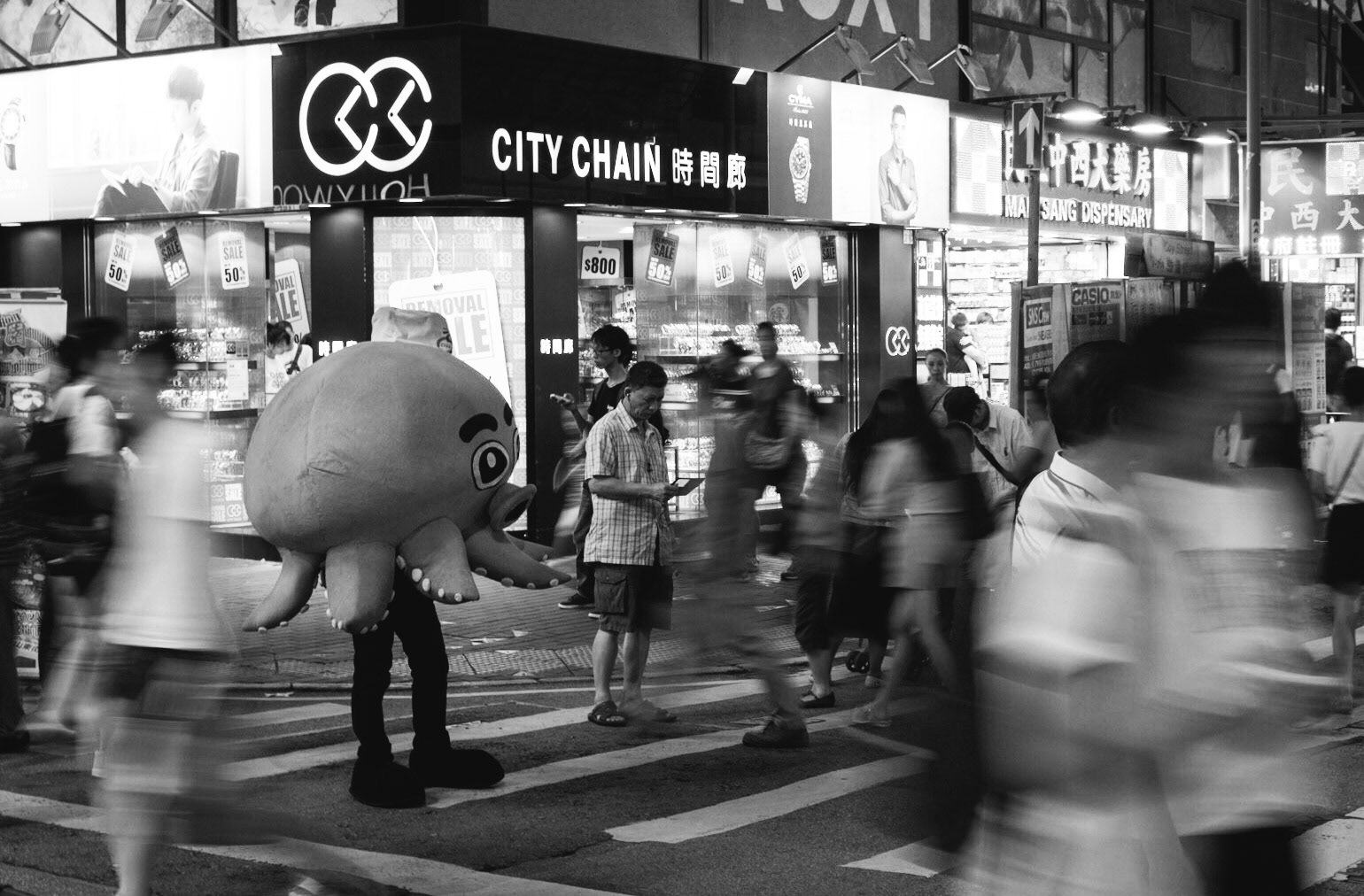 Hong Kong - Octopus Man