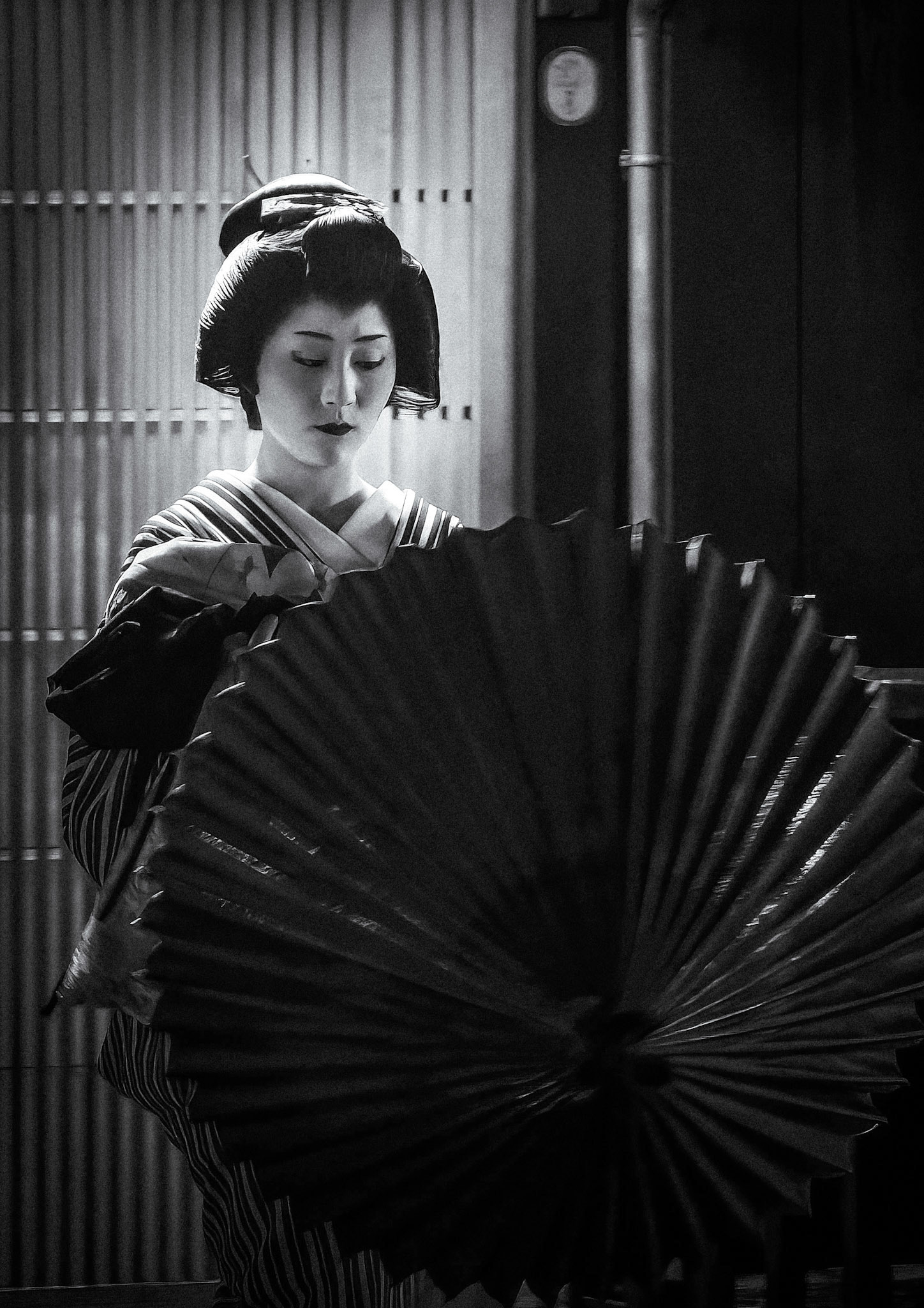 Geisha B&amp;W - Umbrella