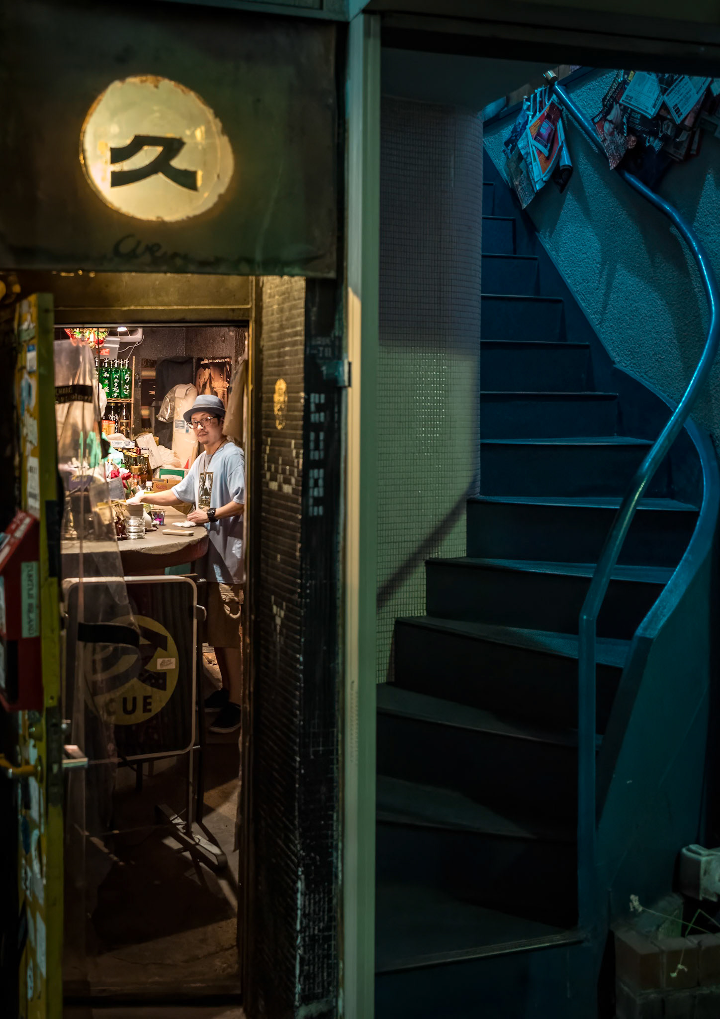Golden Gai - Blue and Green