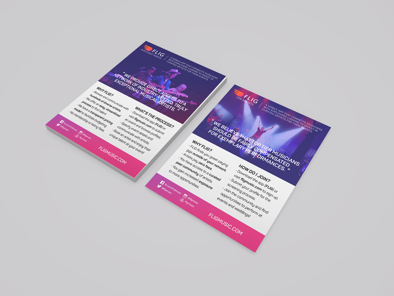 one pager design sample