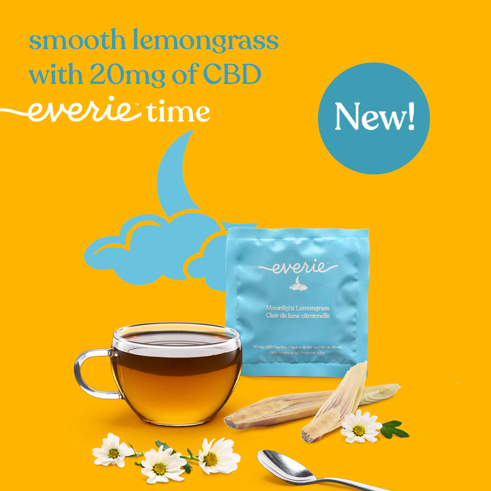 Everie Moonlight Lemongrass CBD Tea by Everie