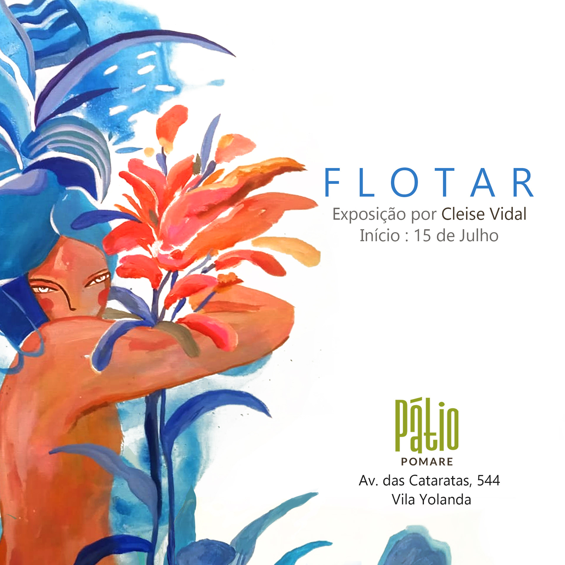 Exposição Flotar - Pátio Pomare, Foz do Iguaçu -PR, 2022