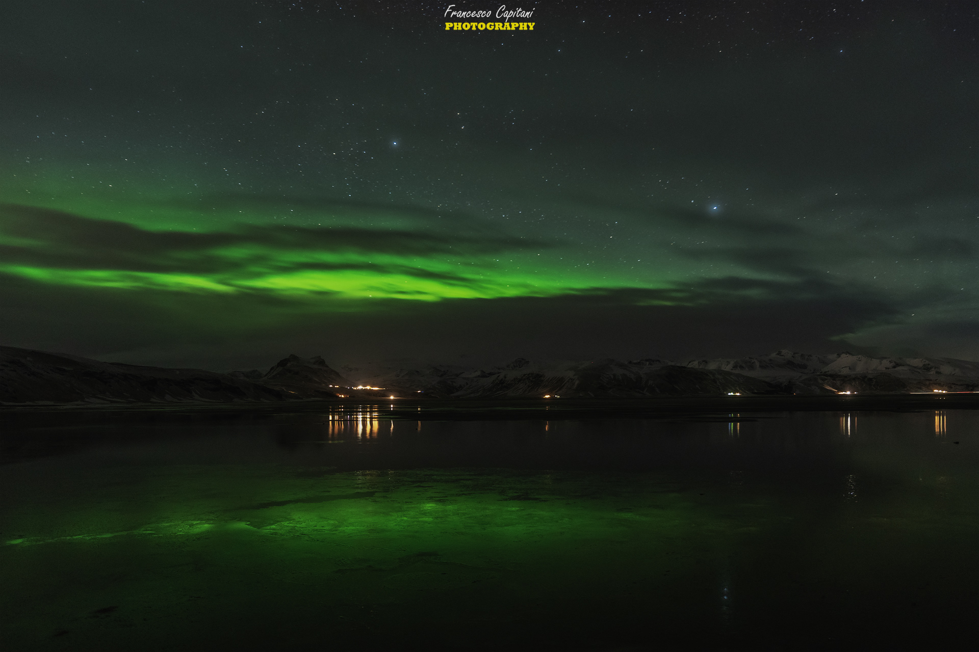AURORA BOREALE - REYNISFJARA