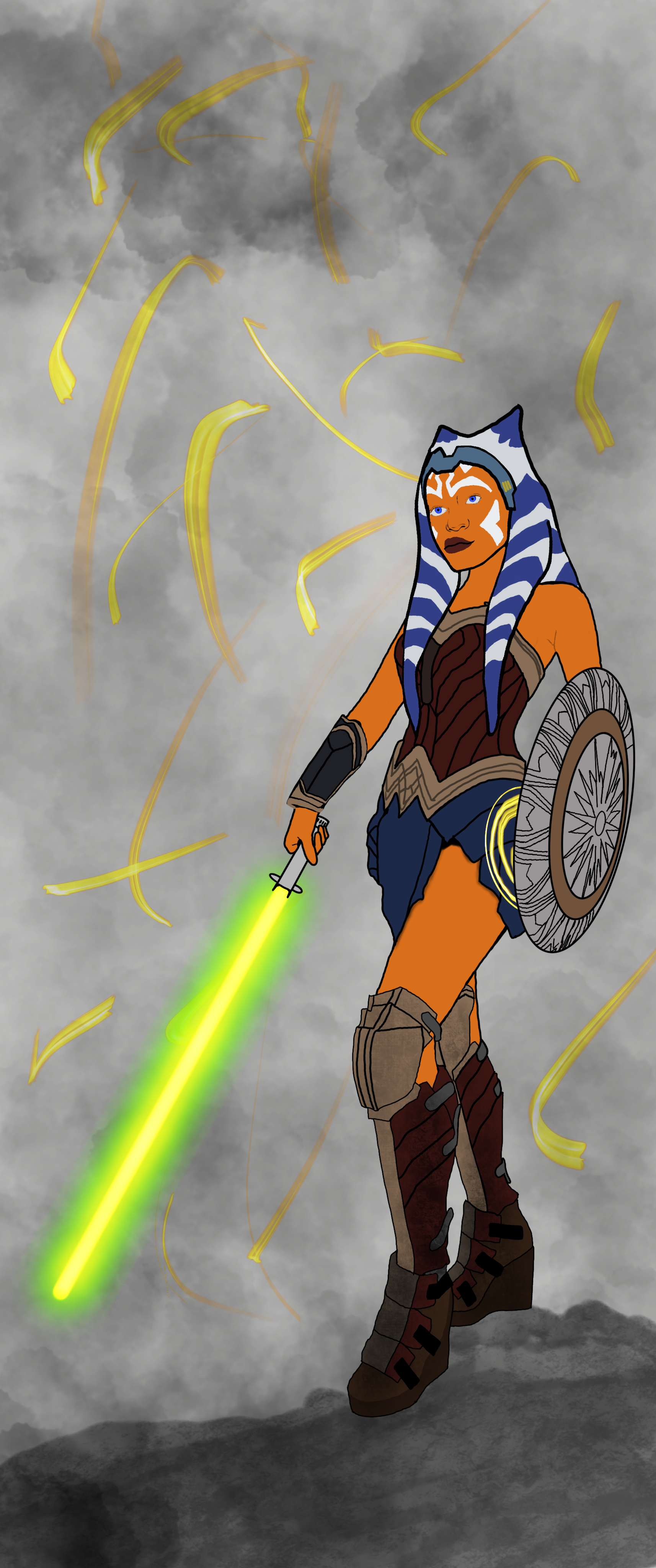 Ahsoka as Wonder Woman
