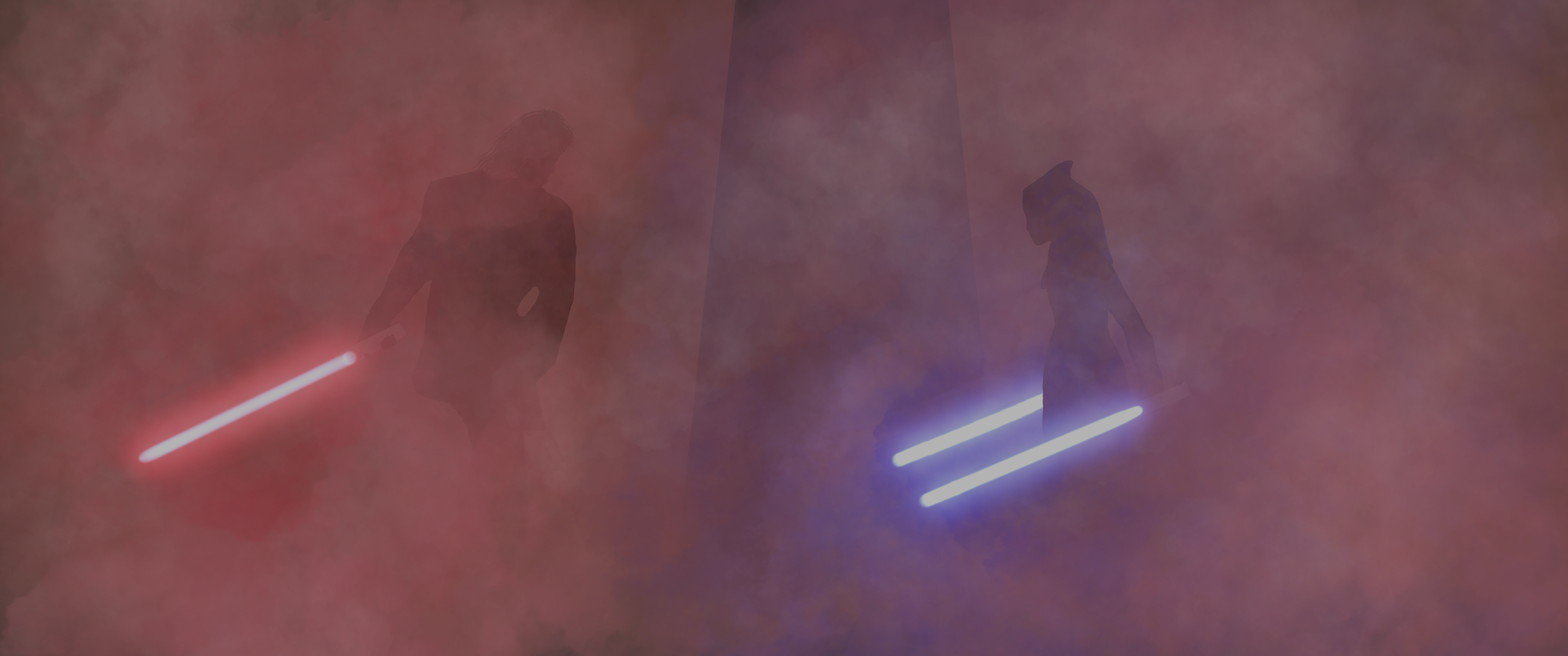 Ahsoka V Anakin