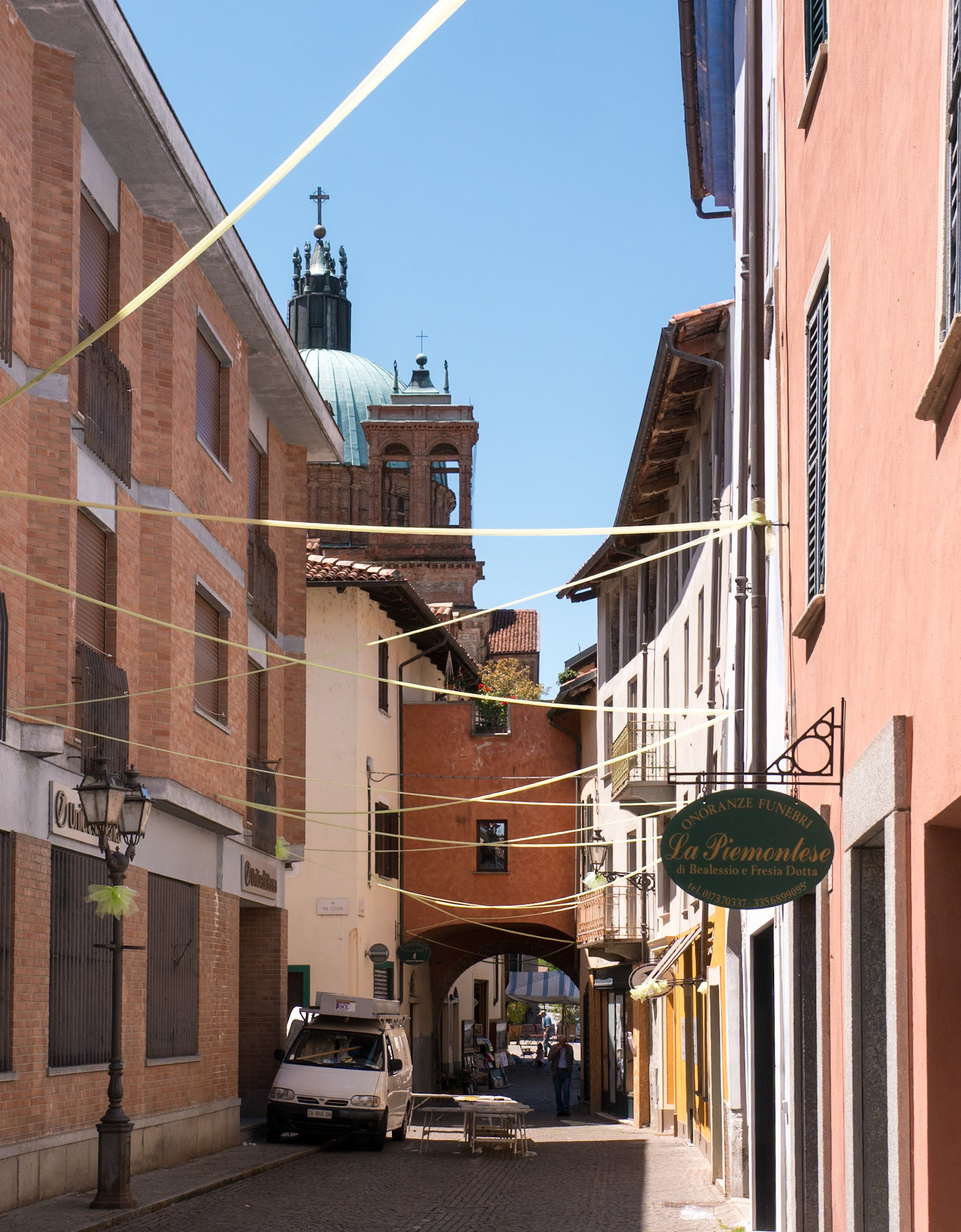 I'm not sure what the festive decoration was about [Dogliani, Piemonte, Italy]