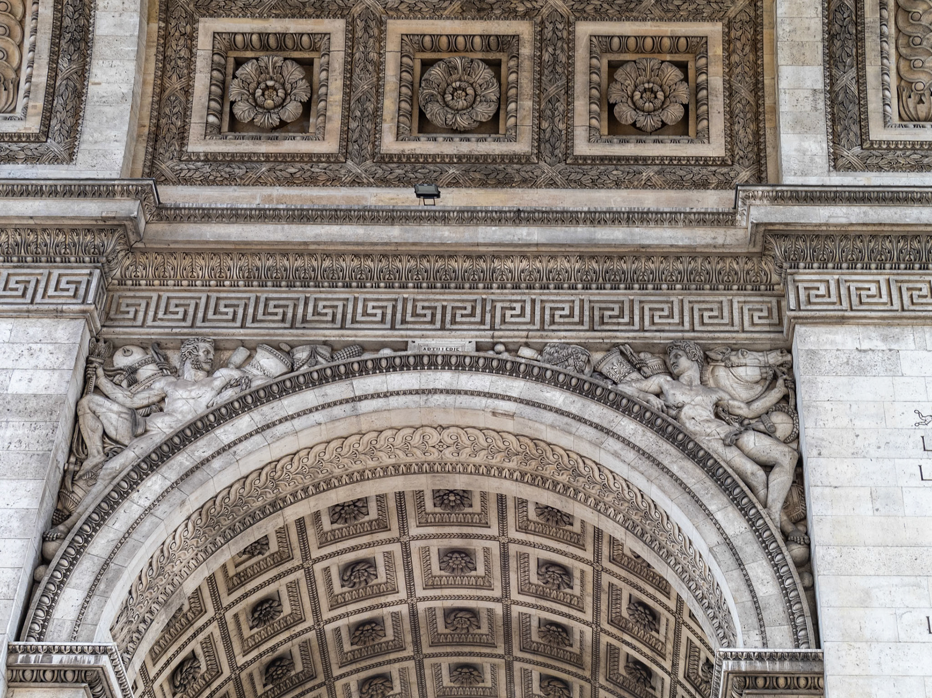 We made our way to the Arch de Triomphe [Paris, Île-de-France, France]