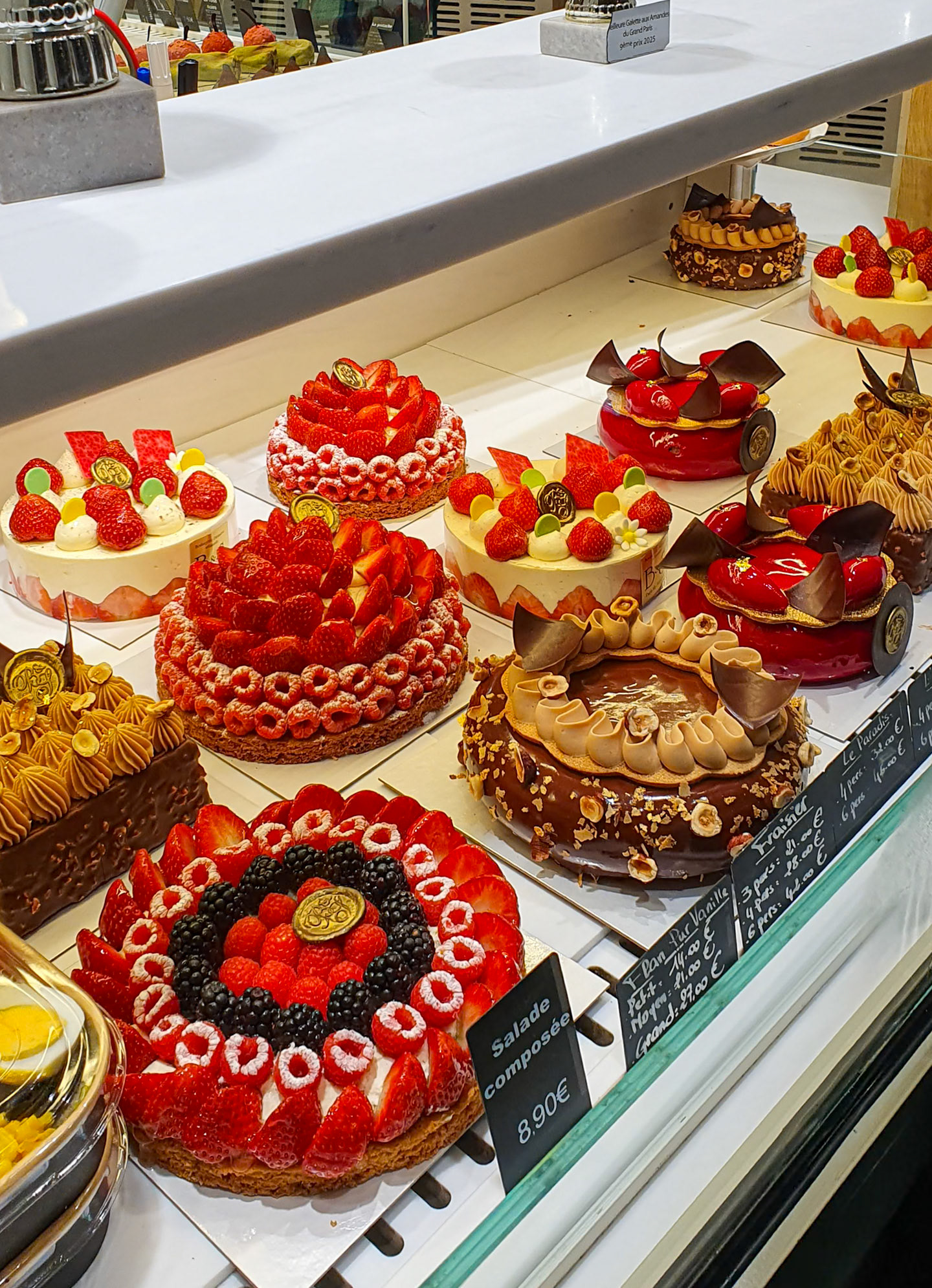 I couldn't resist this pastry shop near our hotel [Paris, Île-de-France, France]