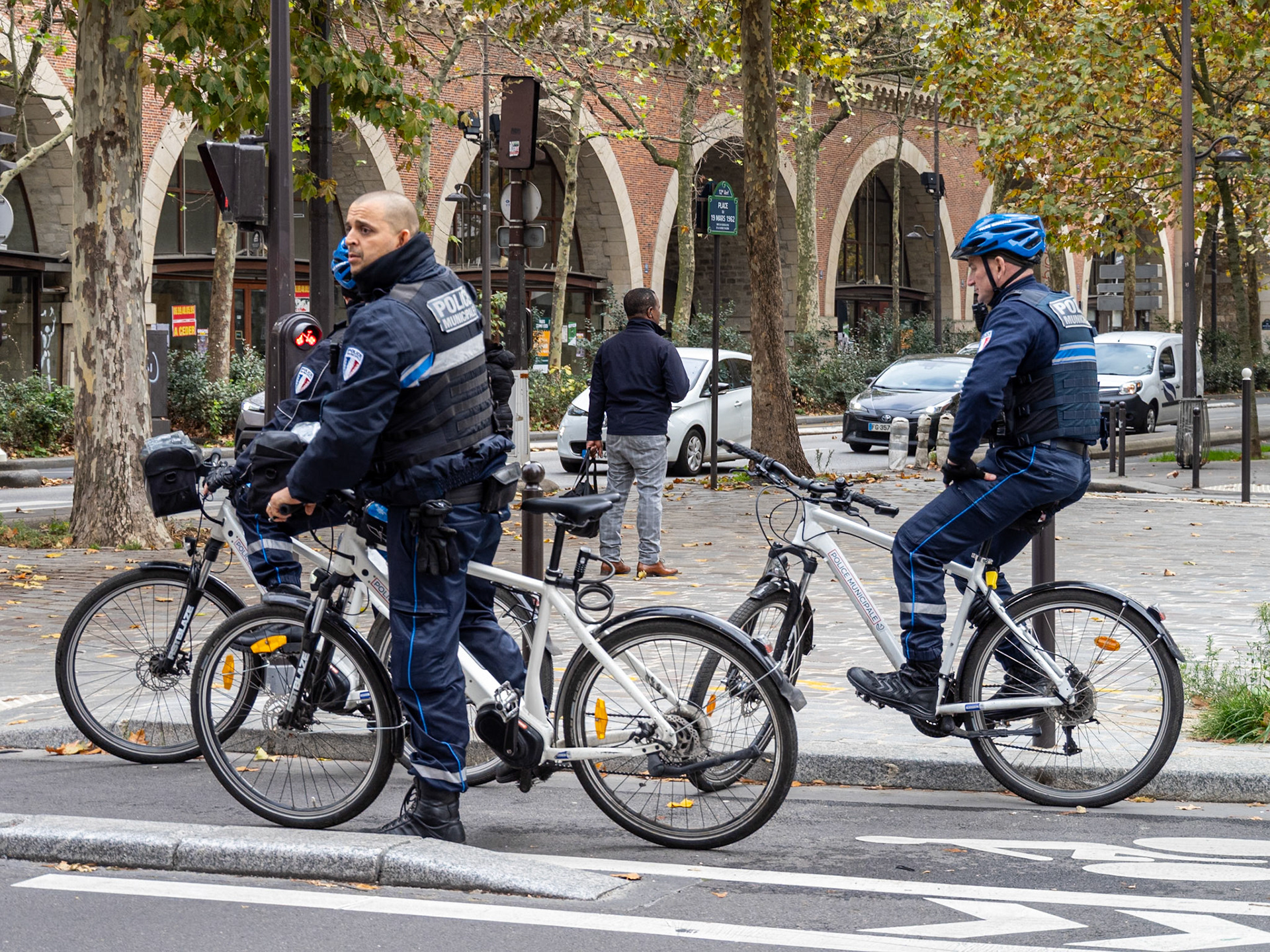 Our favorite bike cops [Paris, Île-de-France, France]