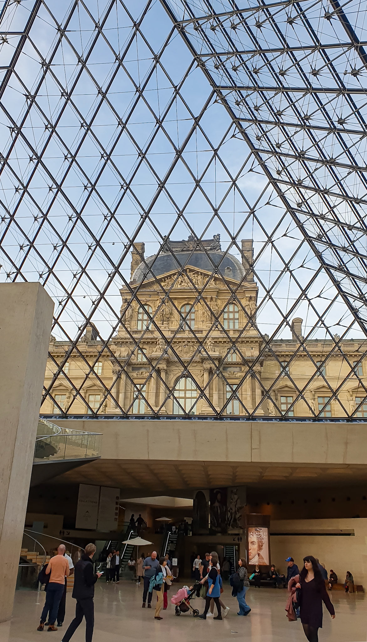 Late afternoon visit to the Louvre