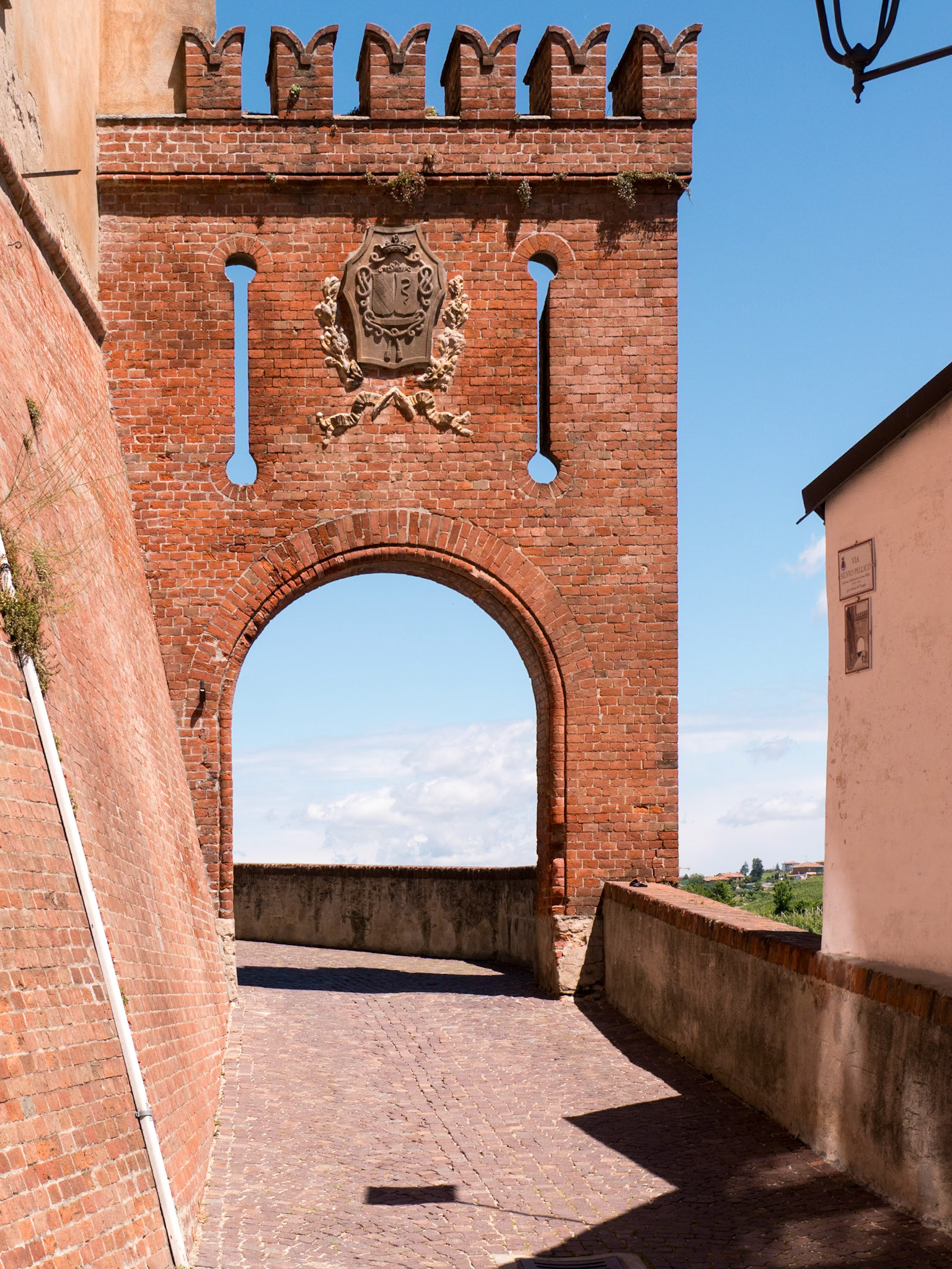 We explored the town of Barolo [Barolo, Piemonte, Italy]