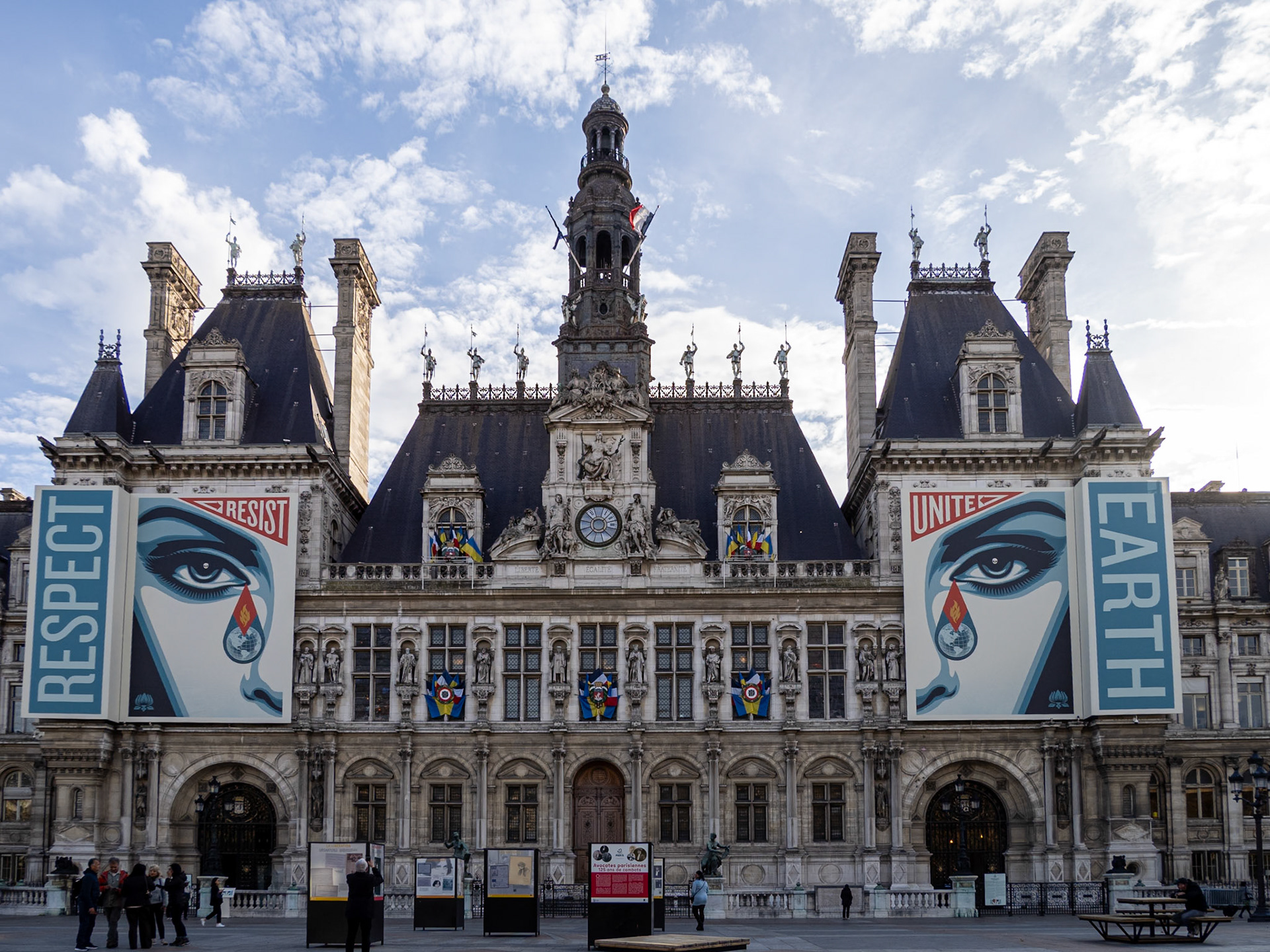 First stop of the day was at city hall [Paris, Île-de-France, France]
