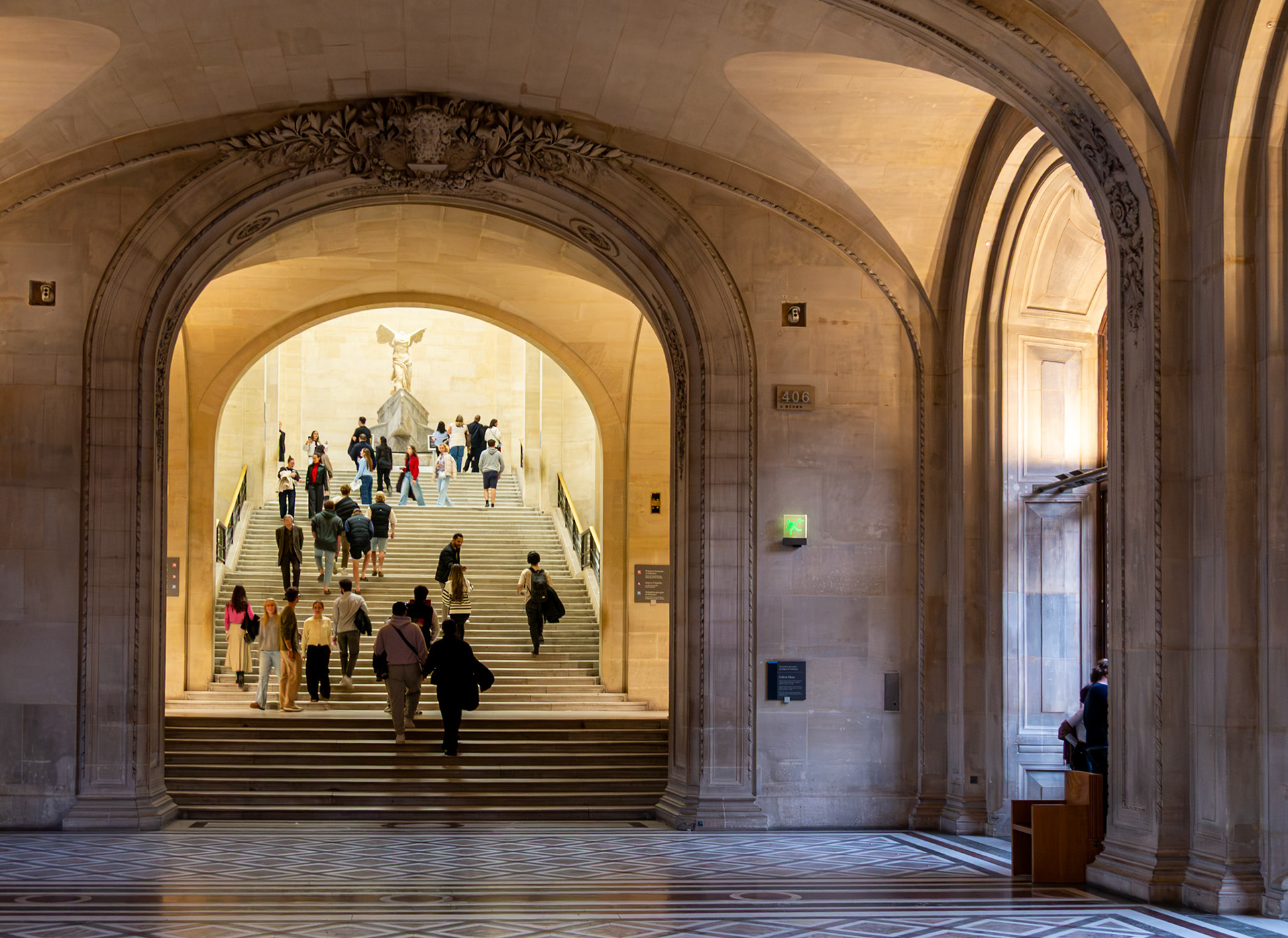 Late afternoon visit to the Louvre