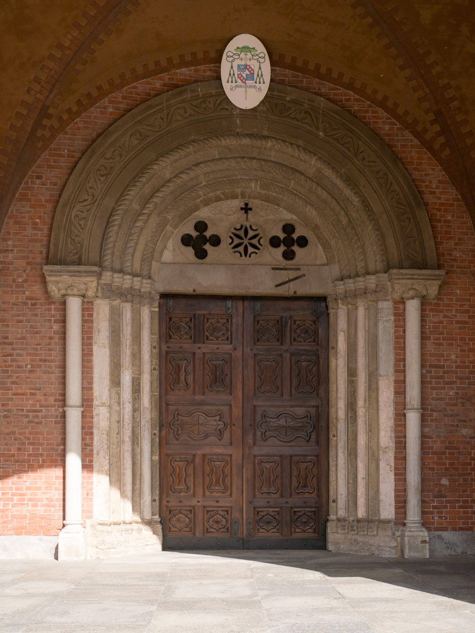 Entrance to the Duomo [Alba, Piemonte, Italy]