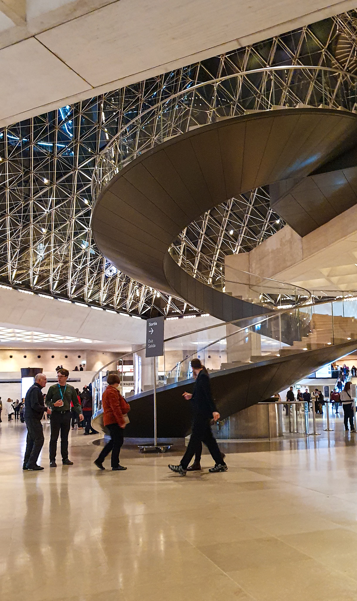 Late afternoon visit to the Louvre