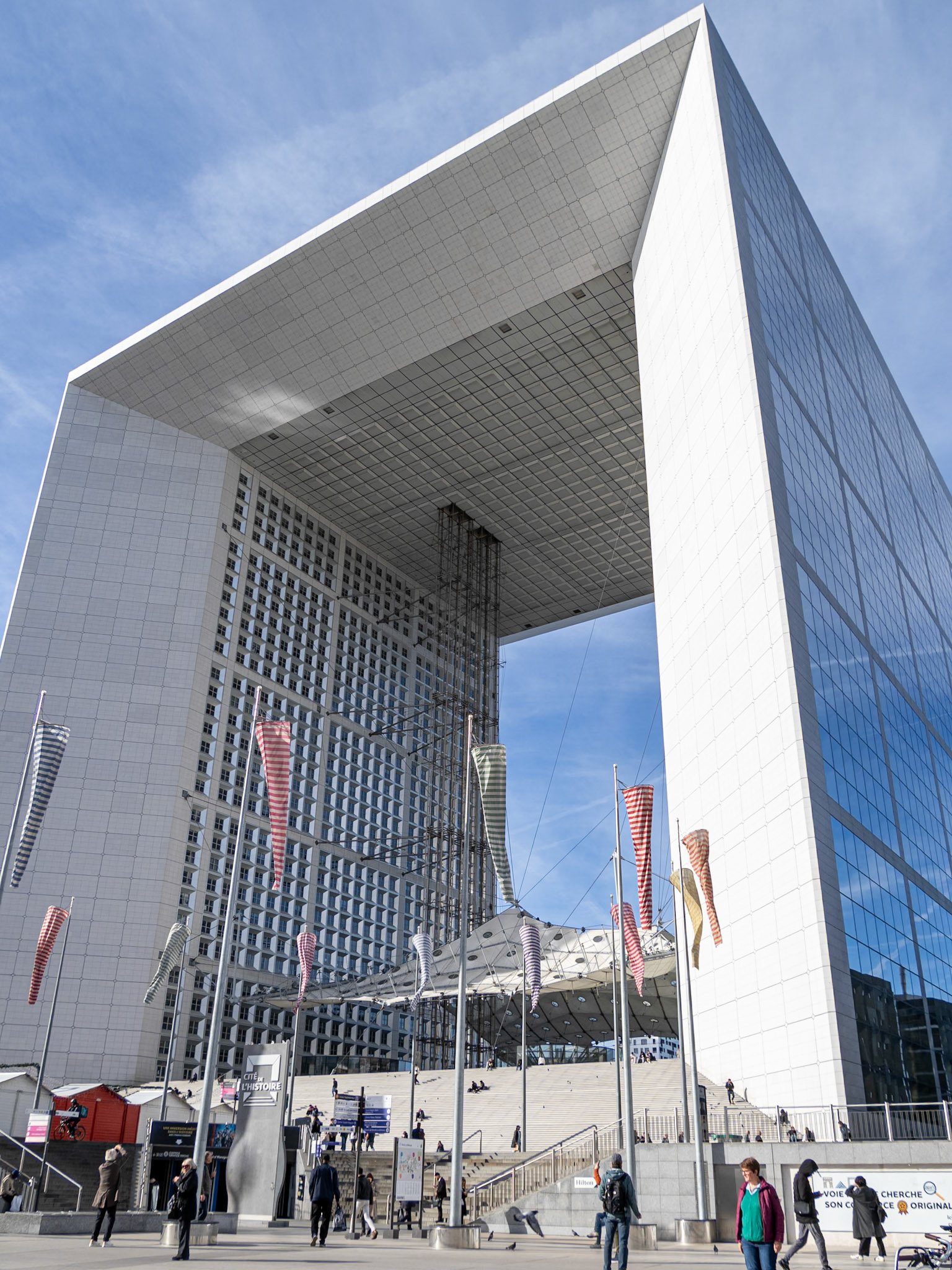 We were all totally enthralled by the Grande Arche and the surrounding plaza [Paris, Île-de-France, France]