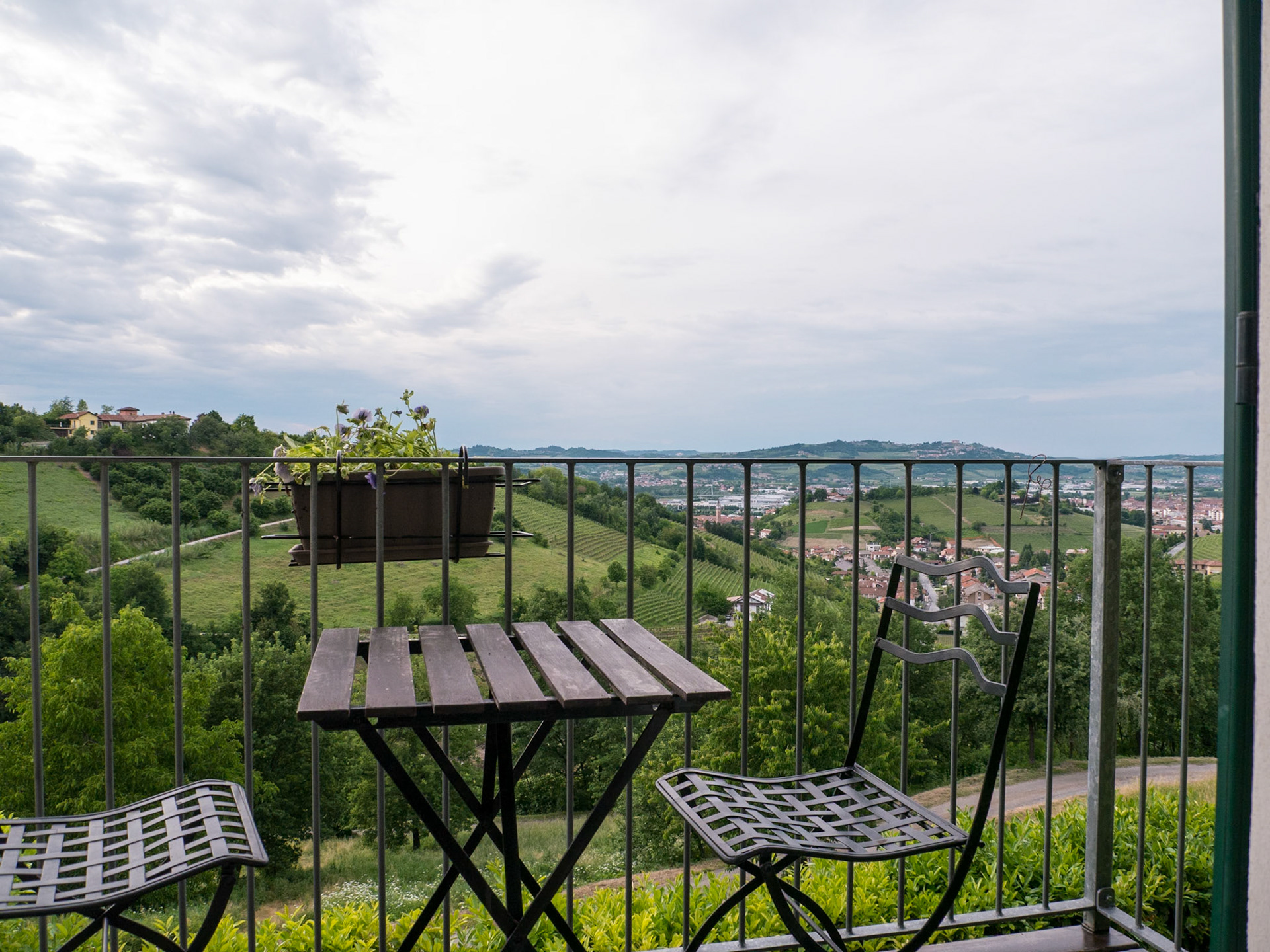 View from our balcony [Provincia di Cuneo, Piemonte, Italy]