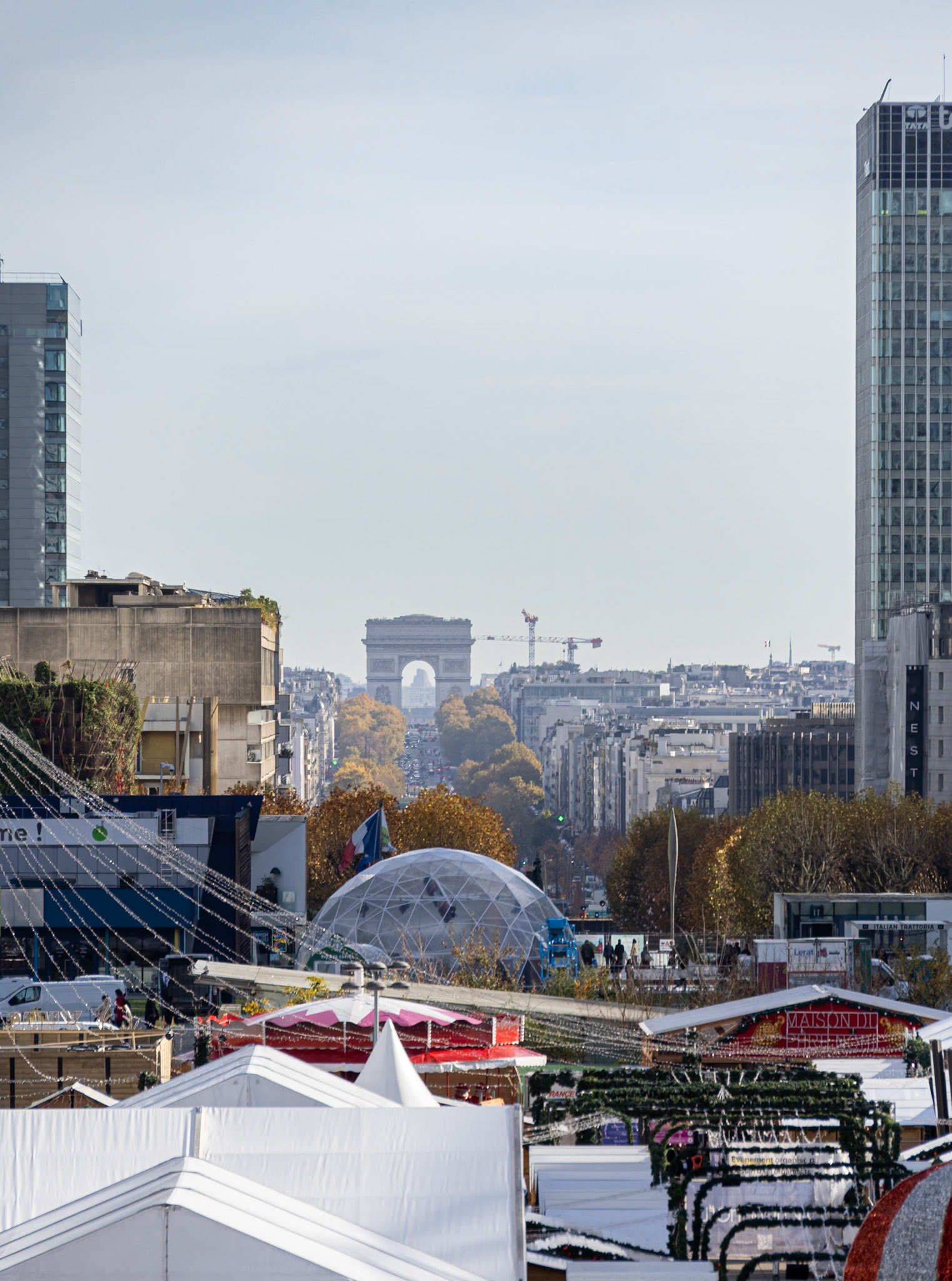 We were all totally enthralled by the Grande Arche and the surrounding plaza [Paris, Île-de-France, France]