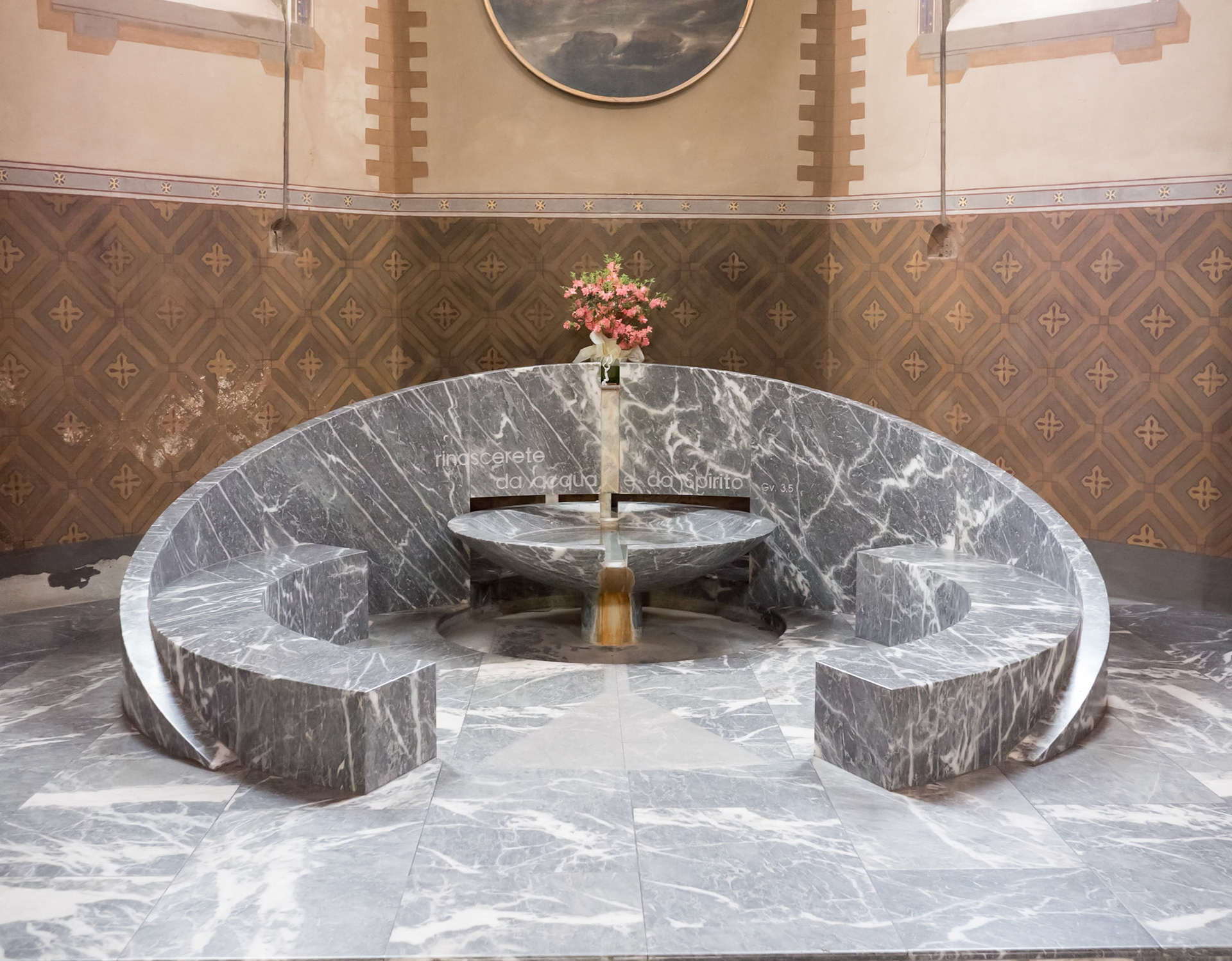 Quite the baptismal font [Alba, Piemonte, Italy]