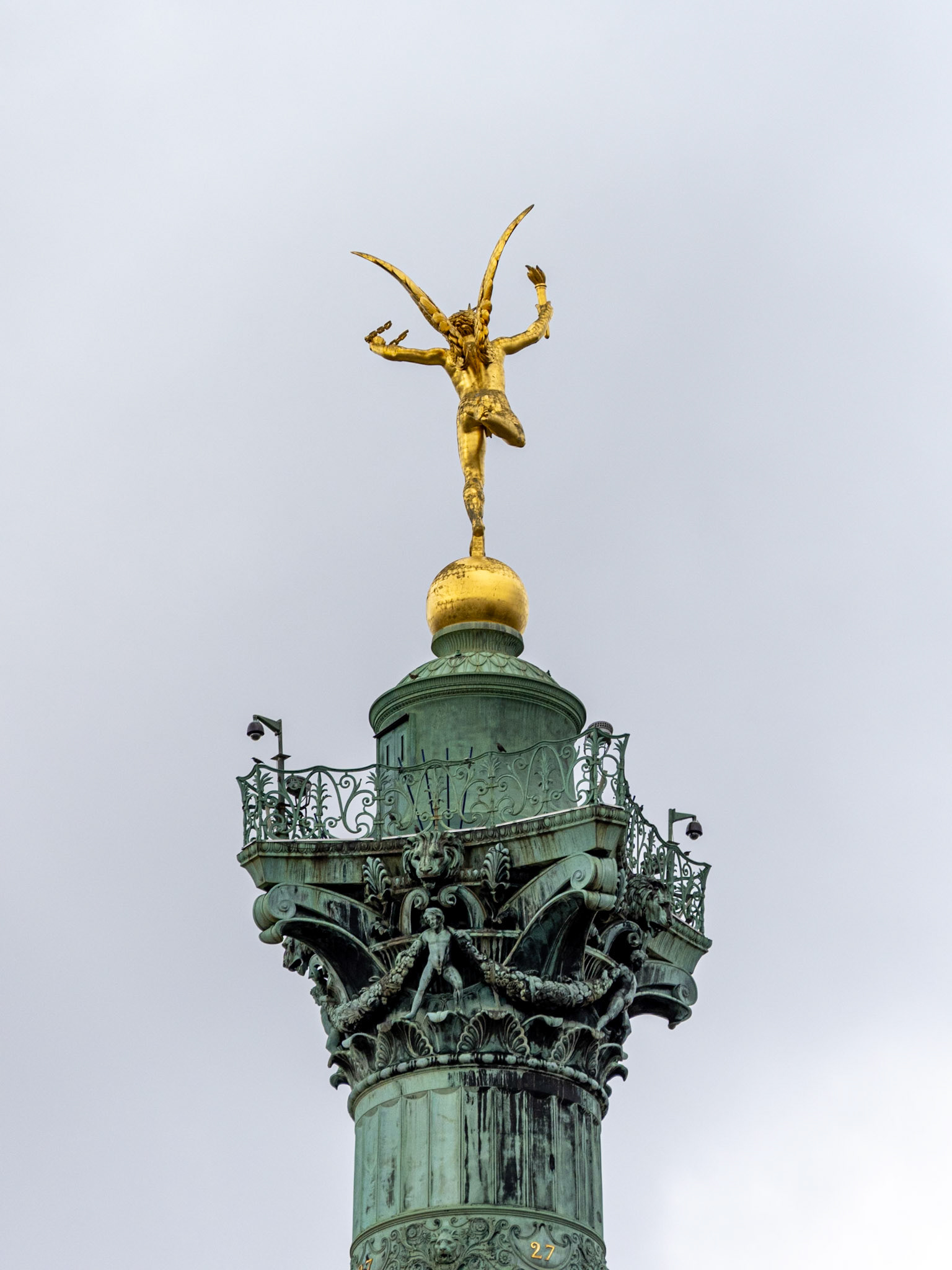 We loved passing through the Place de la Bastille [Paris, Île-de-France, France]