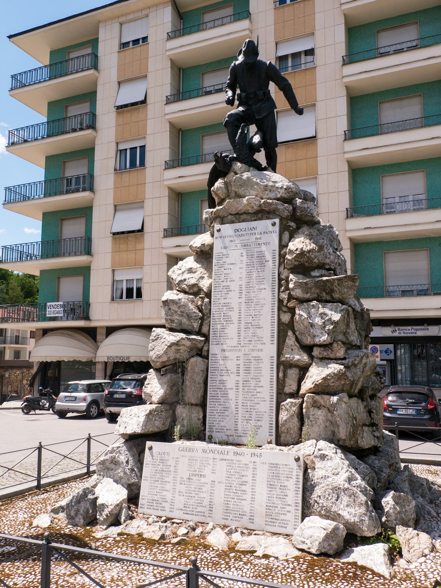 Memorial to WWI &amp; WWII deceased [Dogliani, Piemonte, Italy]