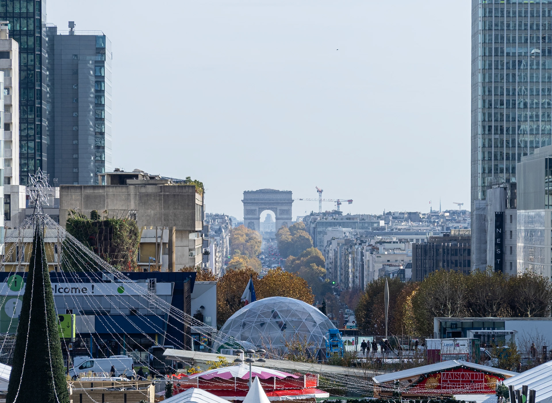 We were all totally enthralled by the Grande Arche and the surrounding plaza [Paris, Île-de-France, France]