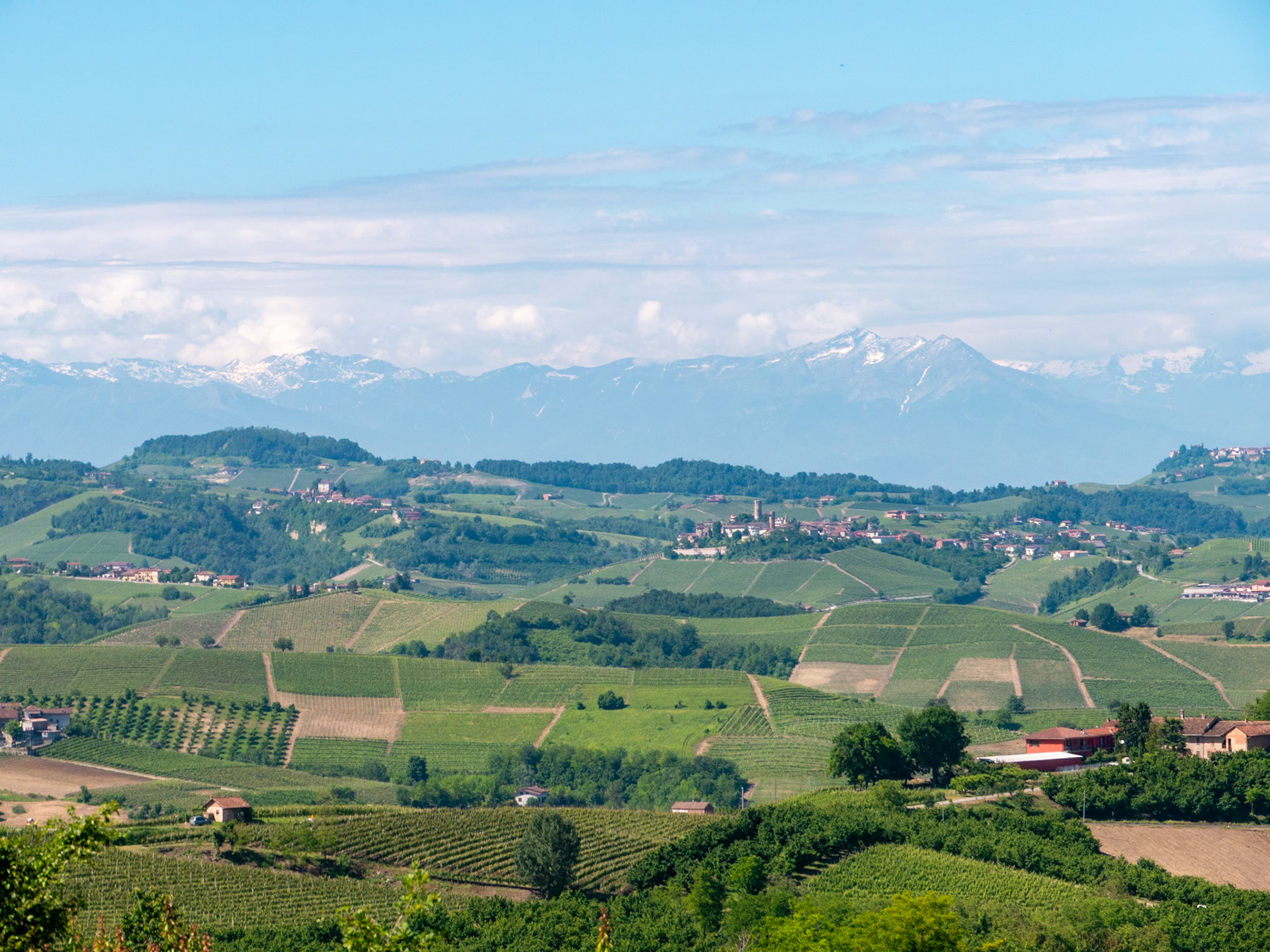 We took a drive through the lovely countryside near our lodgings [Provincia di Cuneo, Piemonte, Italy]
