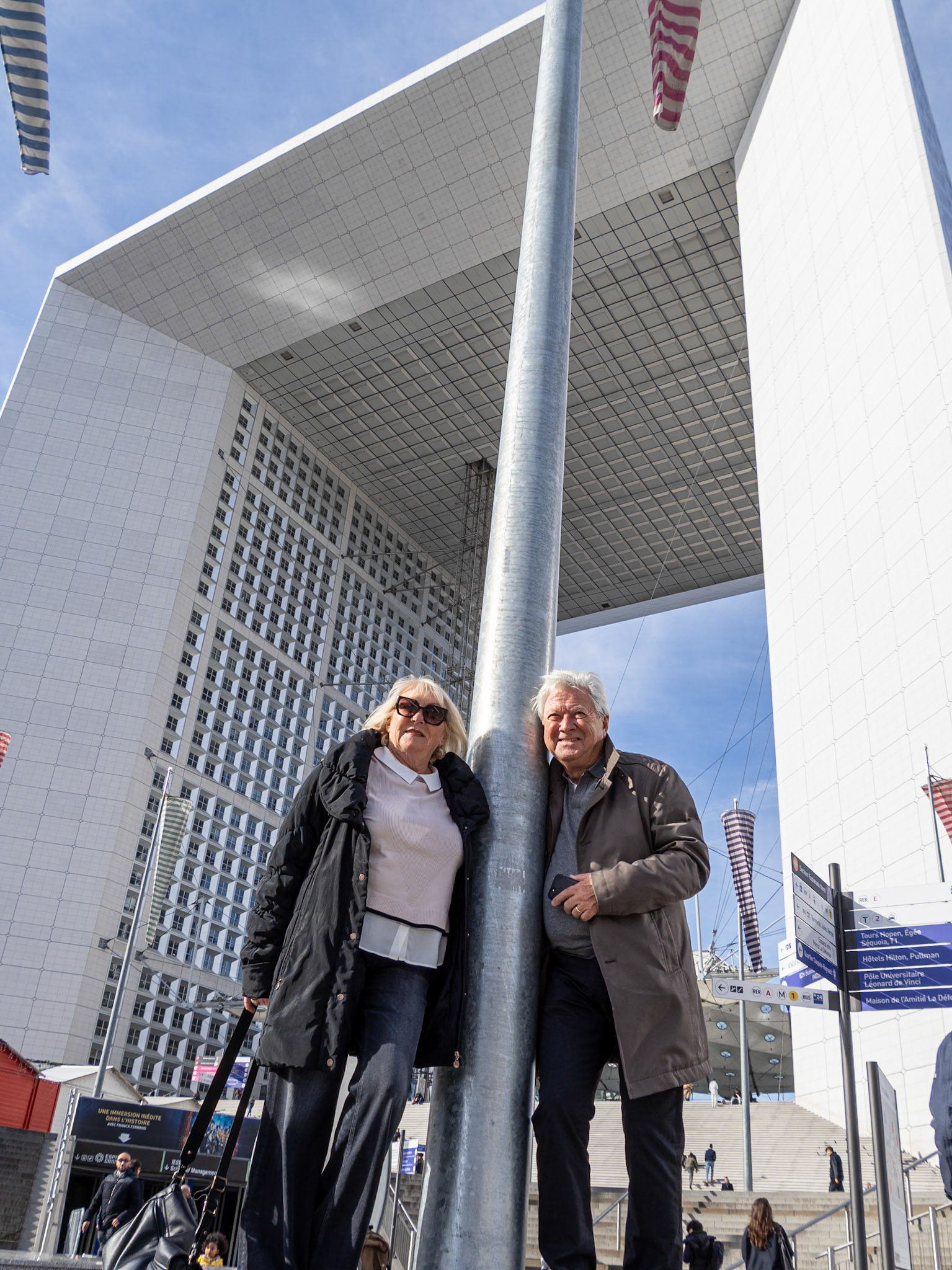 We were all totally enthralled by the Grande Arche and the surrounding plaza [Paris, Île-de-France, France]