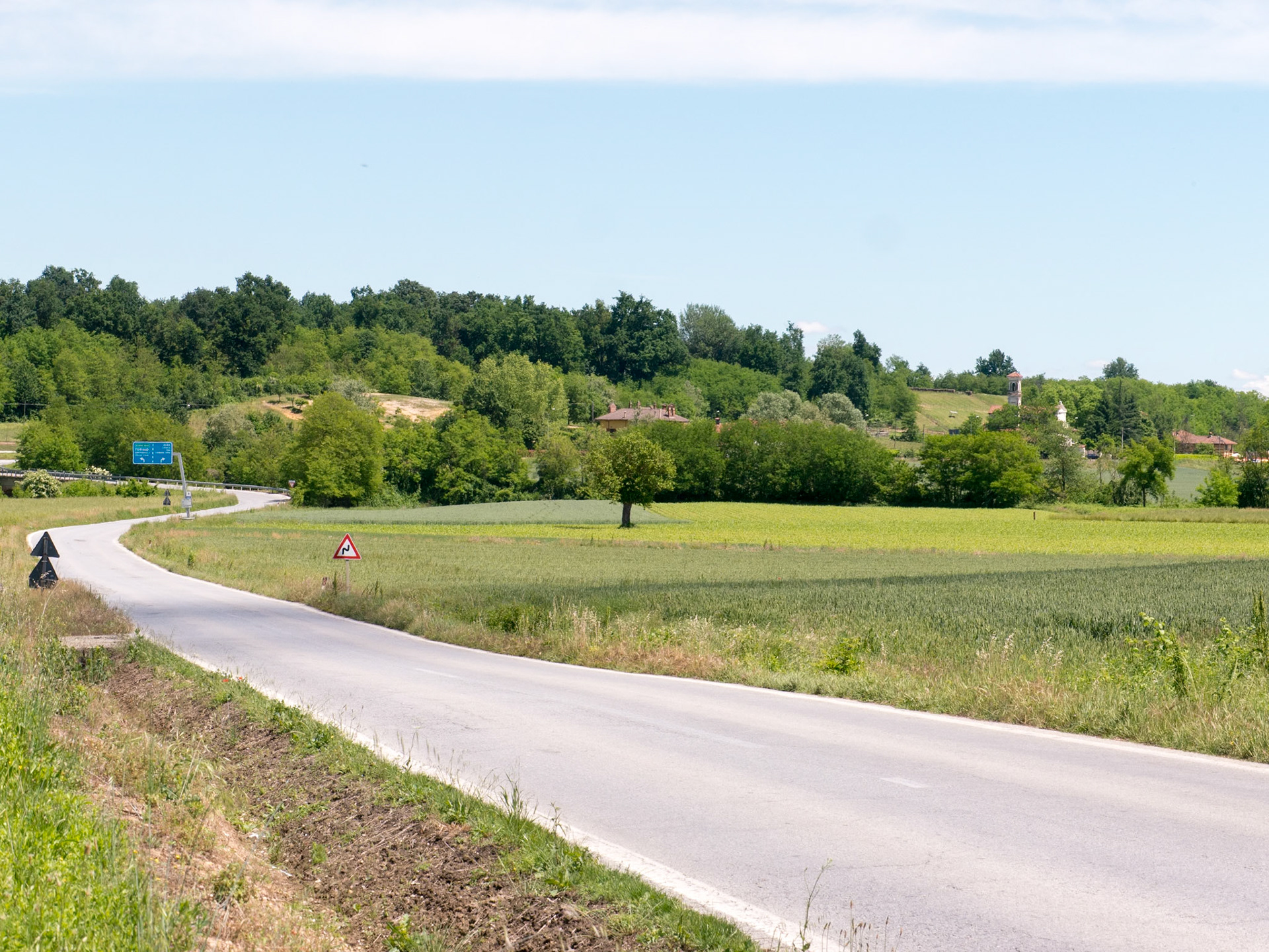 We rode through this valley [Provincia di Cuneo, Piemonte, Italy]
