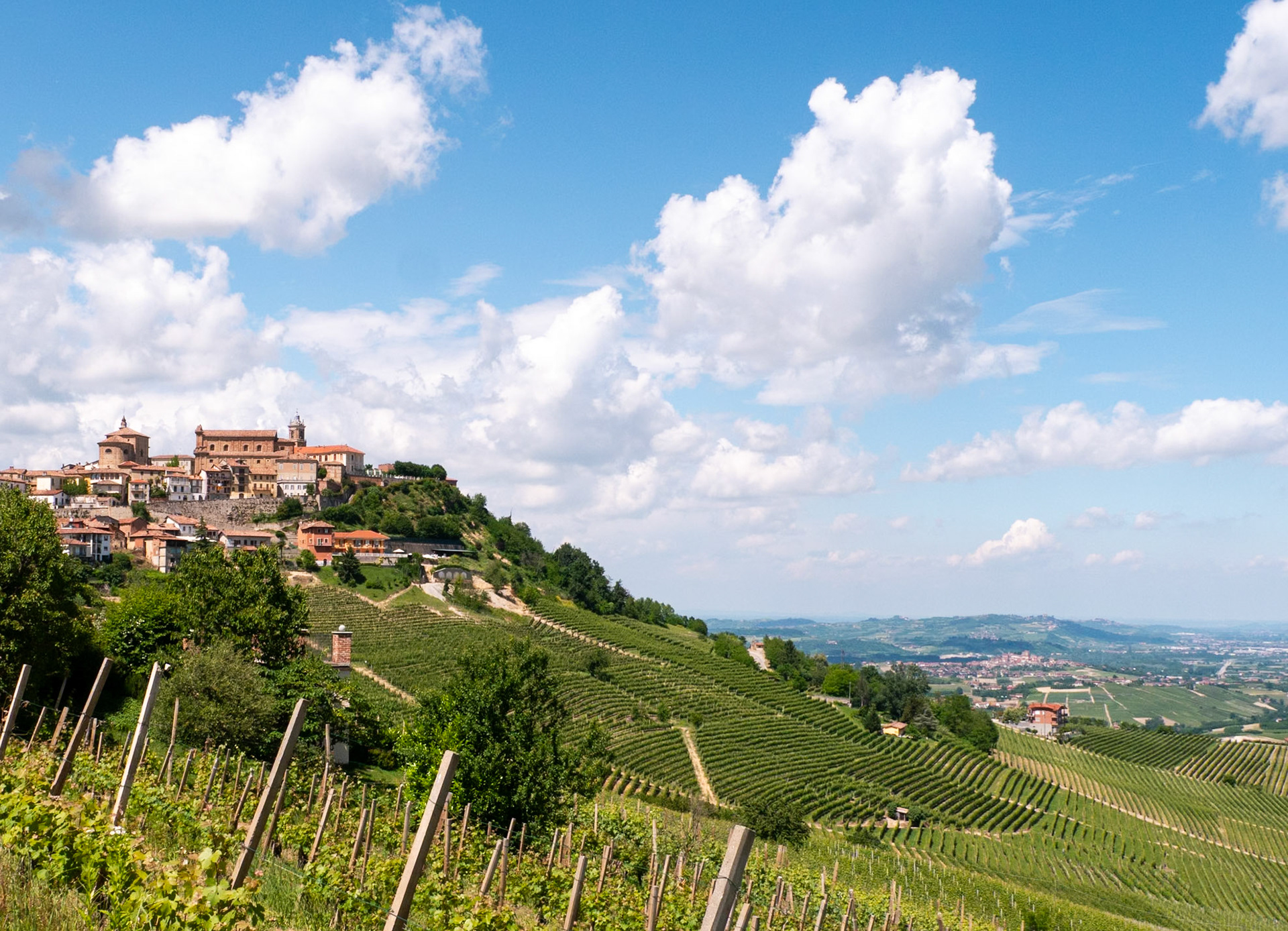 We had considered riding our bikes to this town but when I see its situation I'm really glad we didn't! [La Morra, Piemonte, Italy]