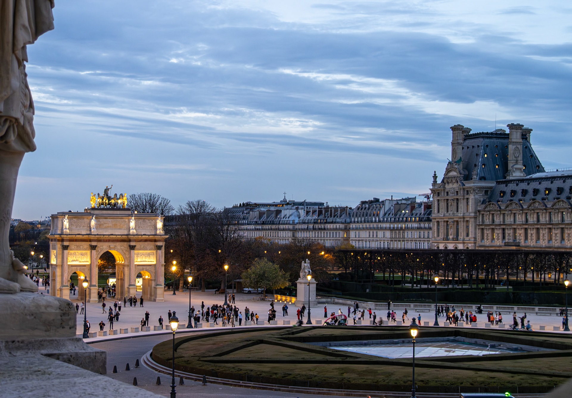 Late afternoon visit to the Louvre