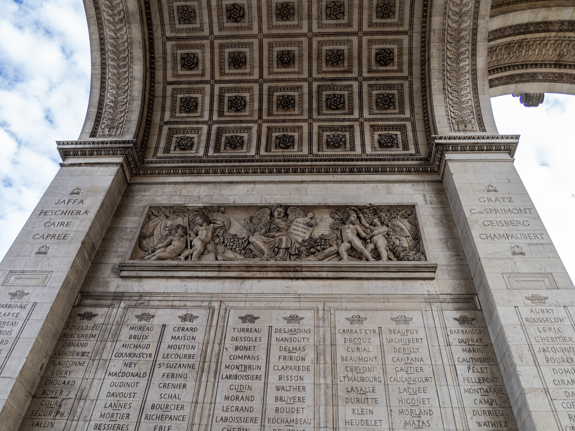 We made our way to the Arch de Triomphe [Paris, Île-de-France, France]
