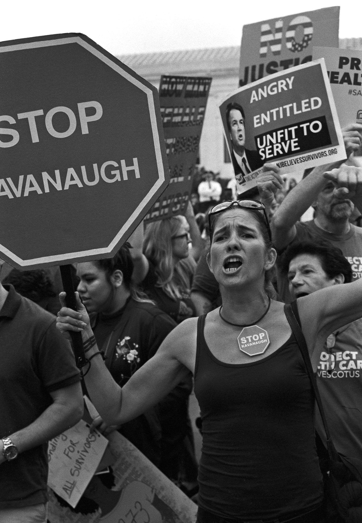 Kavanaugh protest at the Supreme Court