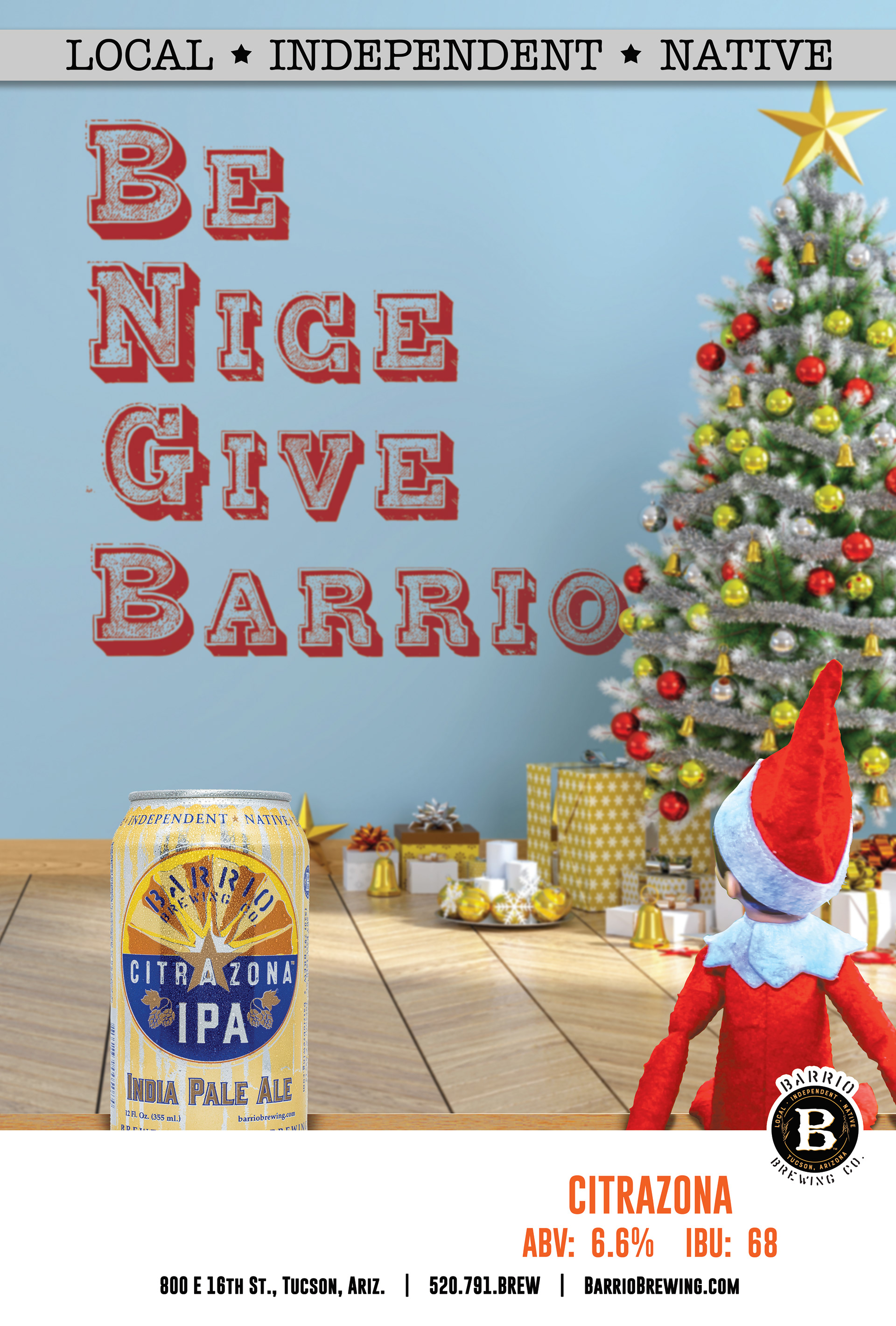 holiday poster for print.