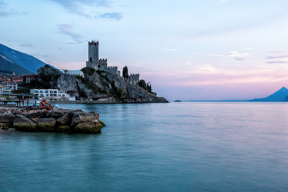 Sunset on Lake Garda