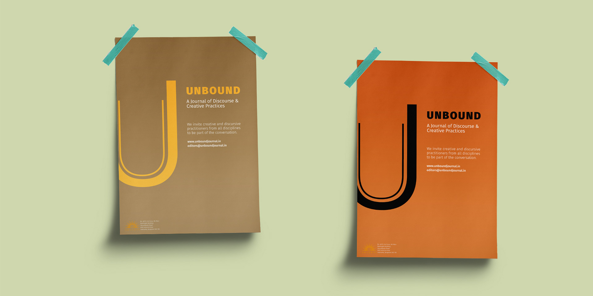 Poster for Unbound Journal, Srishti Institute of Art Design & Technology