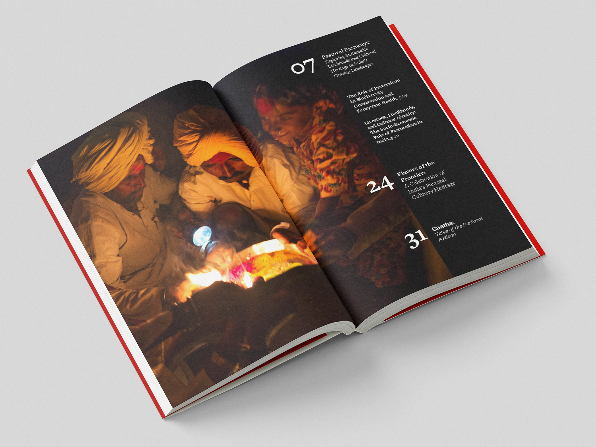 Compendium Layout Design for Living Lightly Festival
