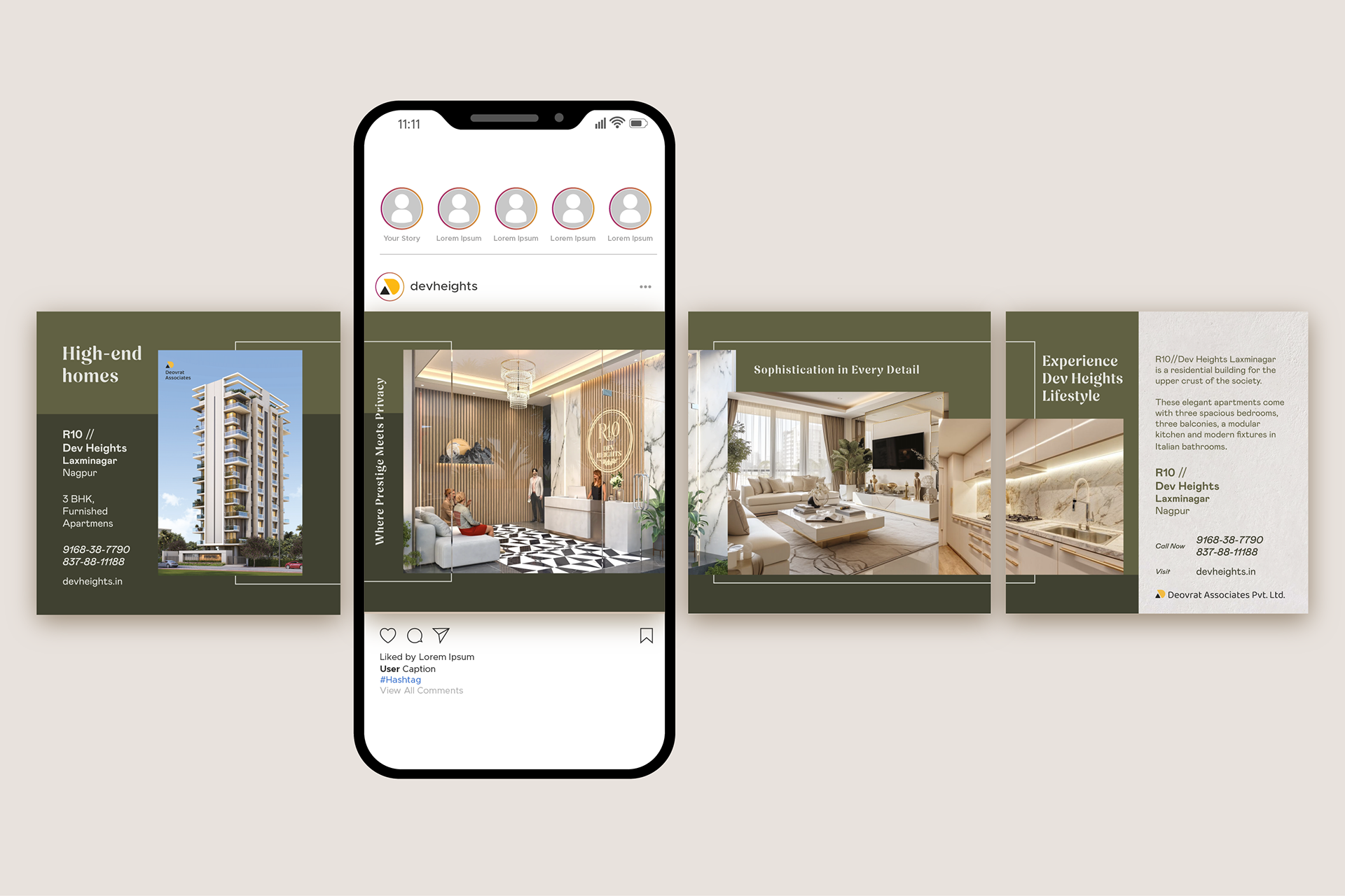 Instagram Carousel Post for Dev Associates