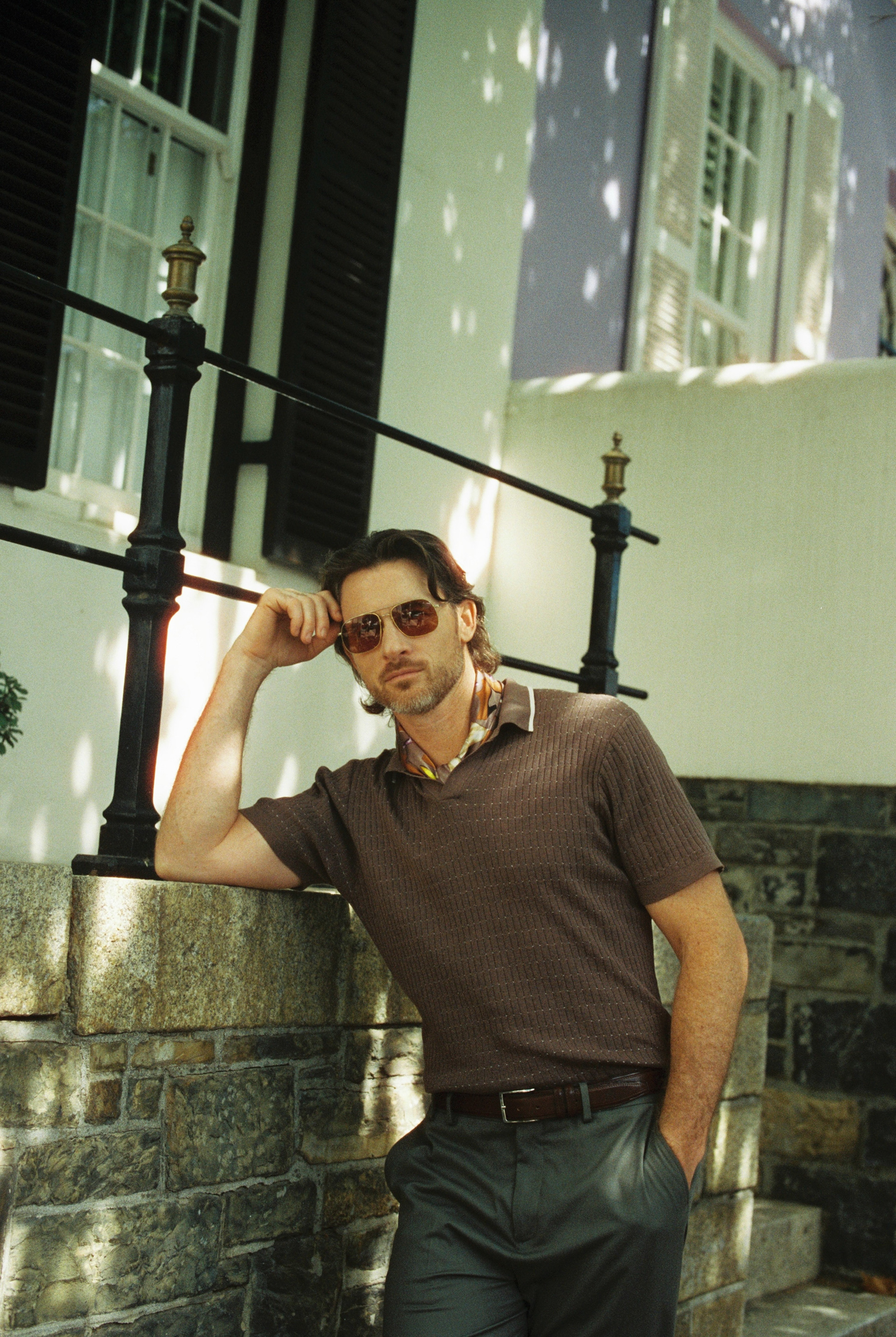 Matthew: TImeless Elegance Editorial in Cape Town on Cinestill 400D KB