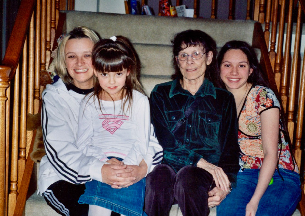 Michelle Shomler, Lexie Shomler, Ruthanne Gebhardt and Katie Wagner 2005