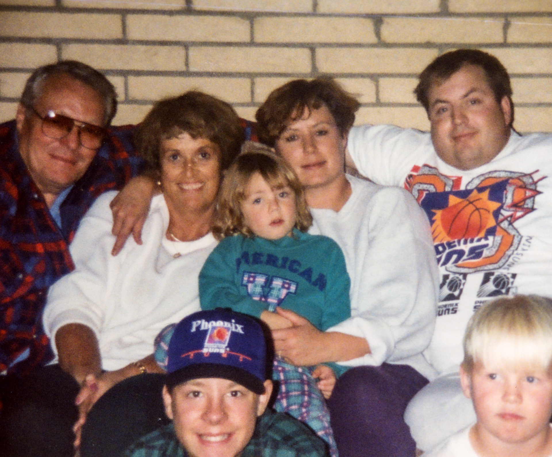 (R) Richard and Vaughn Thompson, Laurie (Thompson) and Greg Rudolph (M) Breann Rudolph (F) Brandon and Jacob Rudolph
