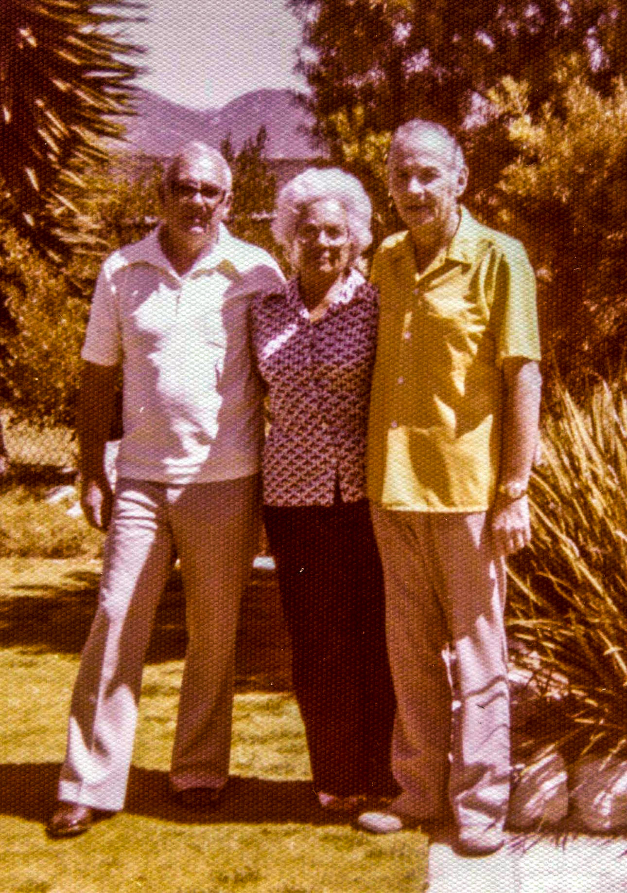 Art, Herta and Marvin Schoen c 1977