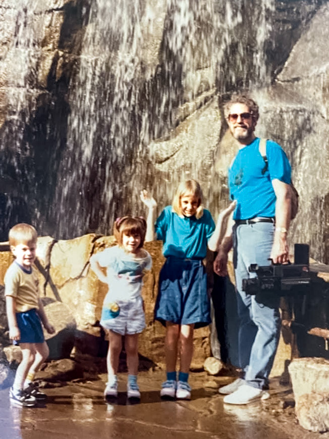 Bryce, Chelsea, Raini and Terry Spitze c 1990