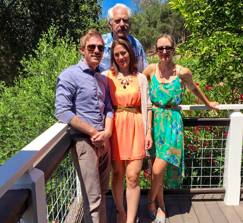 (R) Terry Spitze (F) Bryce Chelsea and Raini Spitze