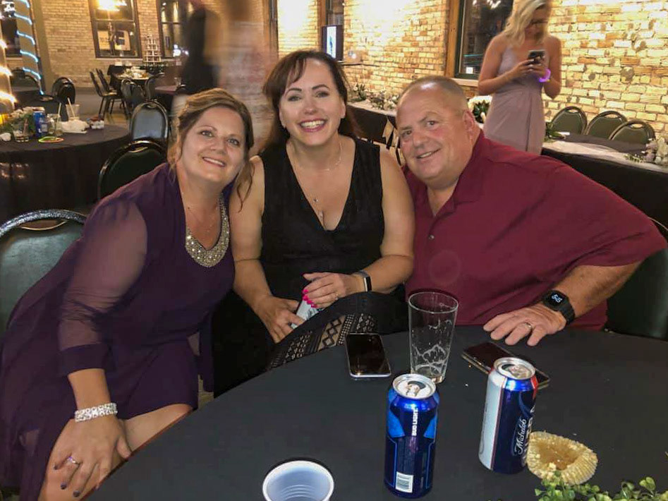 Jodi, Jackie and Greg Rudolph