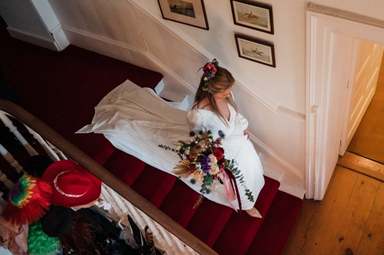 Andrea's Winter wedding bridal bouquet