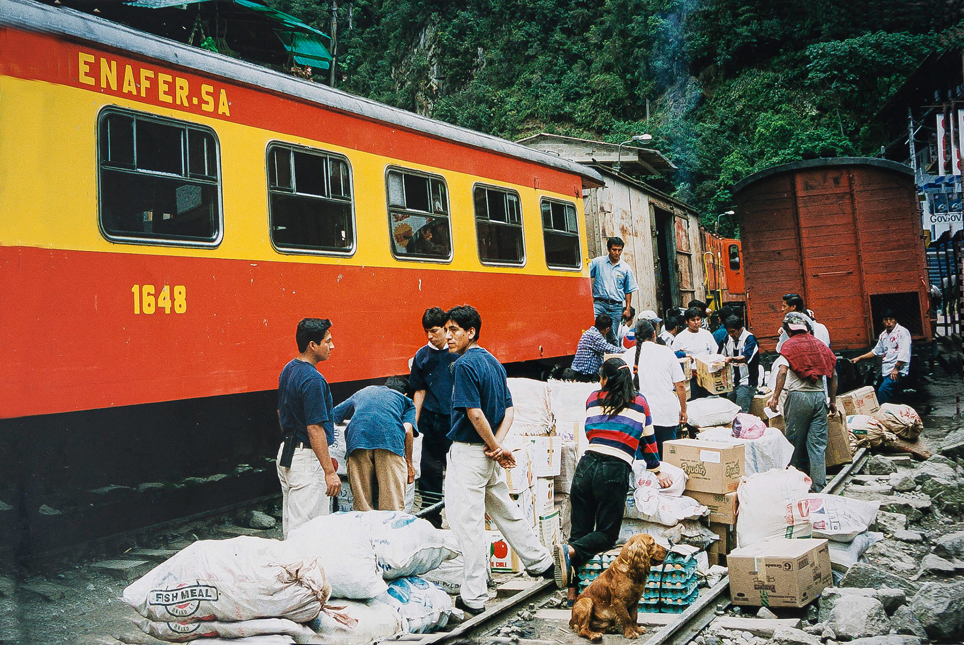Train station - Aguas Calientes, Peru (1999)