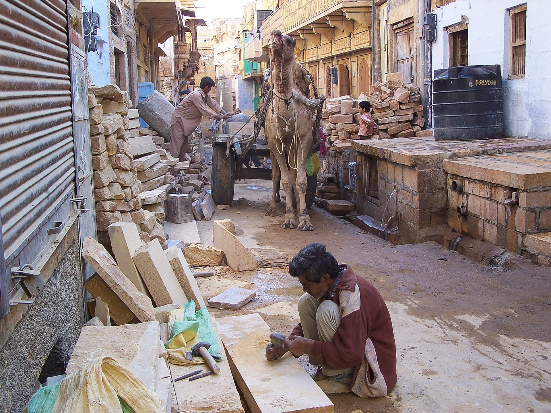 Stonecutters street - Jaisalmer. India (2003)